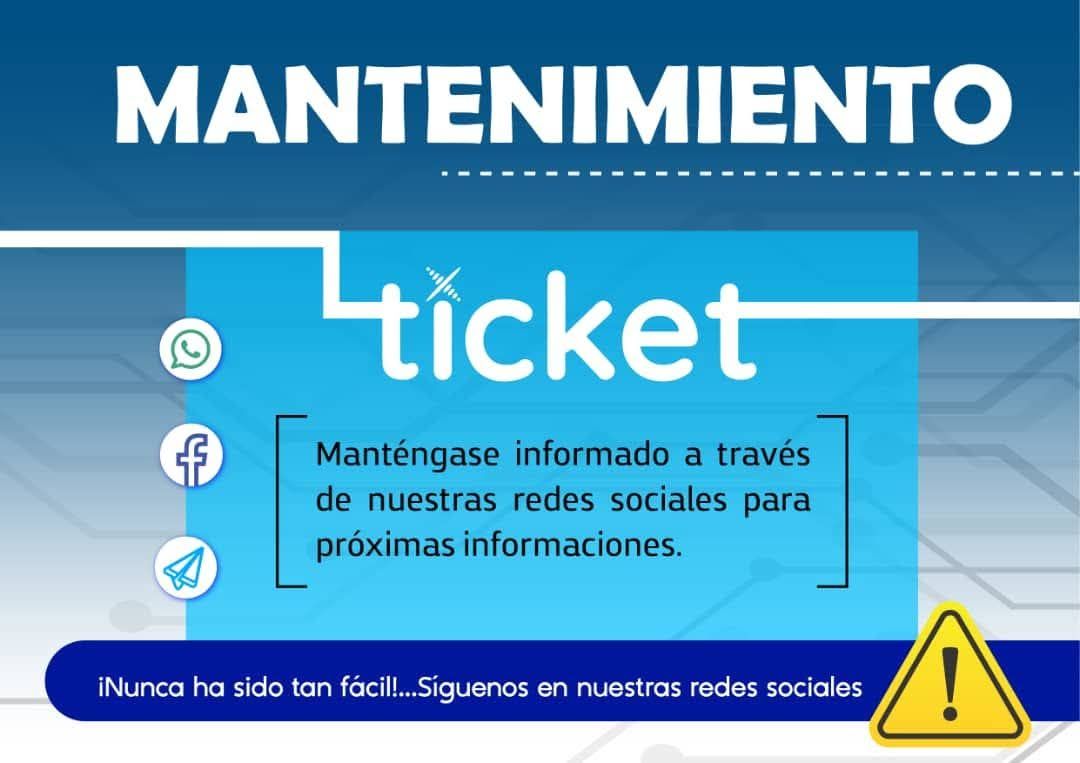 ticket - ⚠️ Atención usuarios de ticket Informamos que... | Facebook