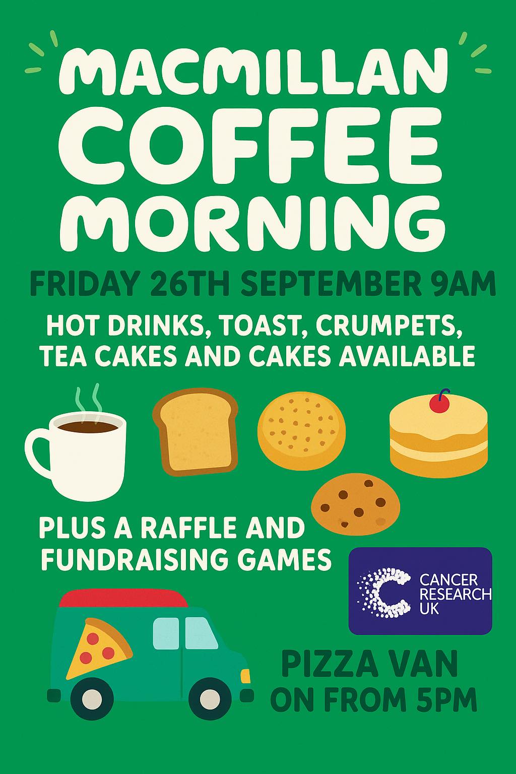 The Royal - Friday 26th of September💚💜 We’ve got a Macmillan coffee ...