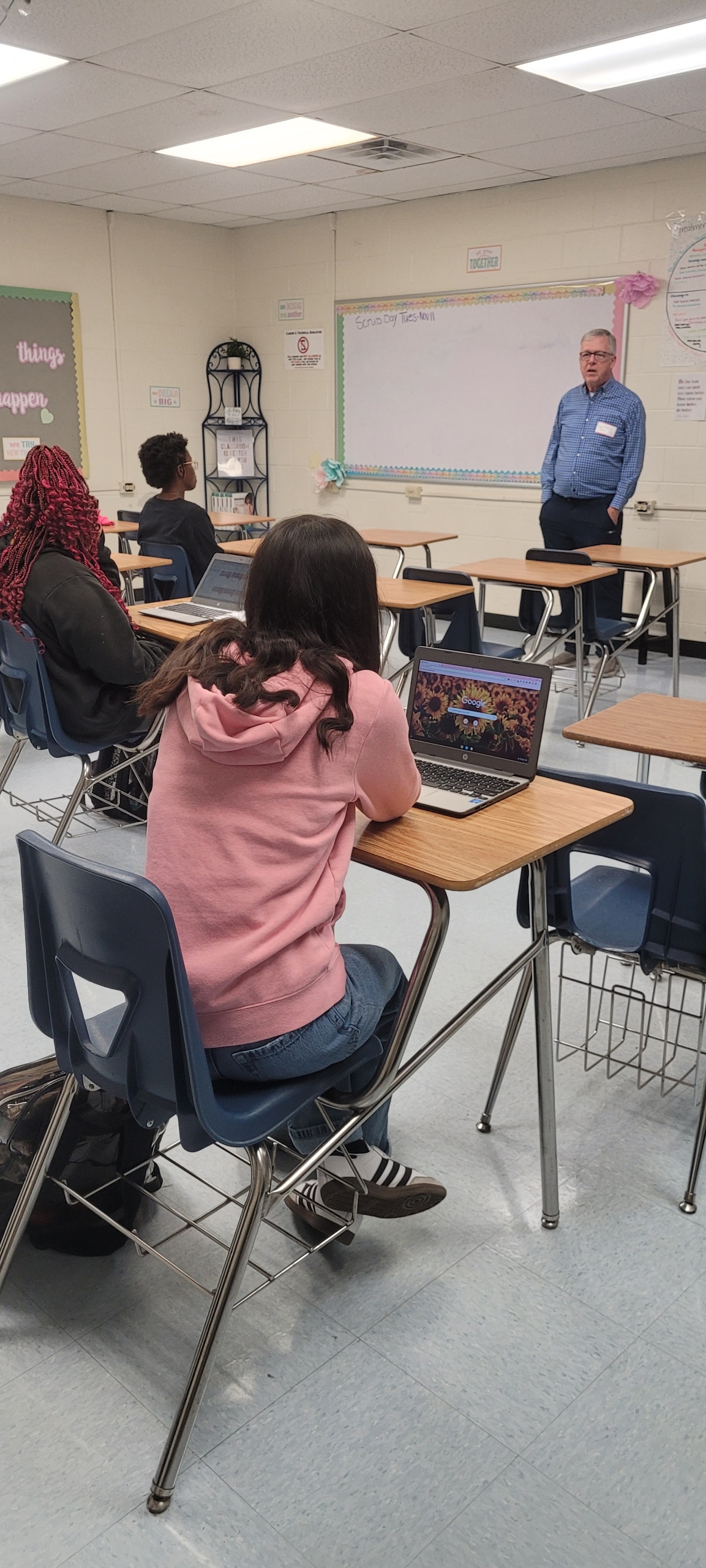 Wharton ISD - Dr. Gregg Dimmick visited the CNA Classes to... | Facebook