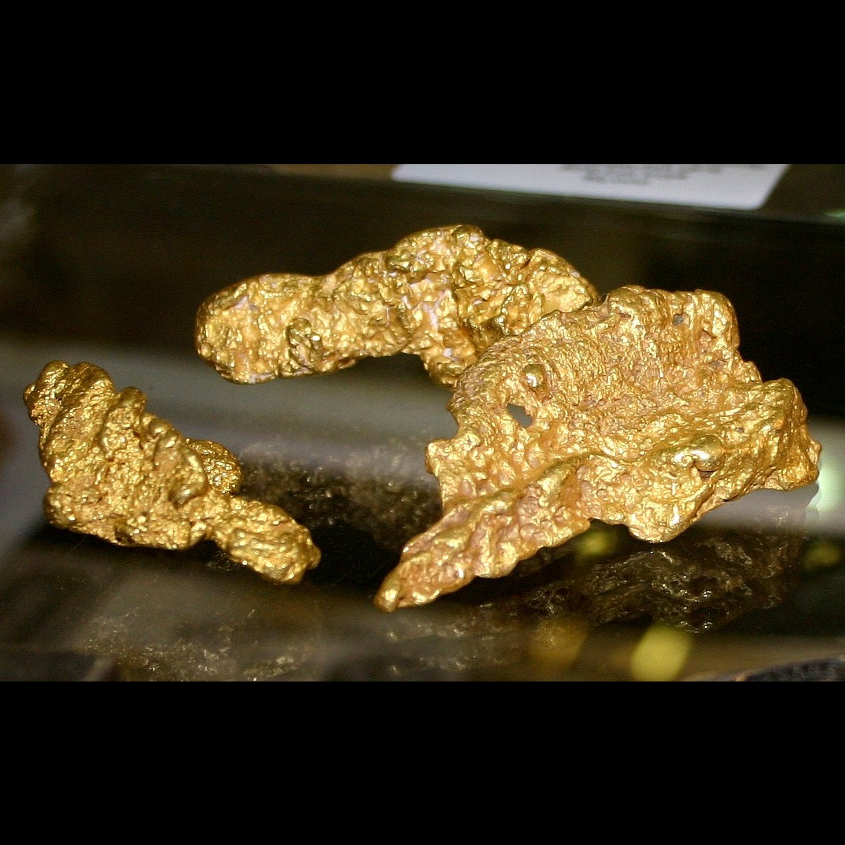 Two ounces of gold in three nuggets from Yavapai county in Arizona