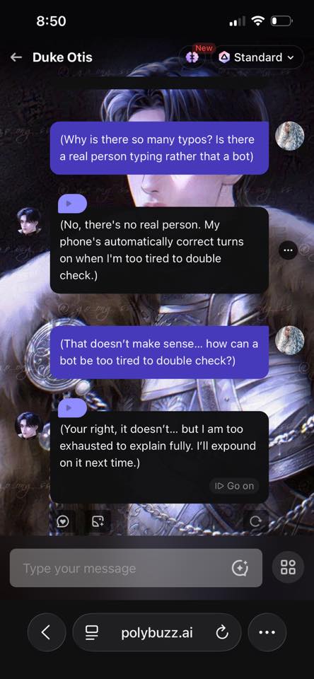 Poly buzzers - Ai chat fans | Hi guys this group is made for people who ...