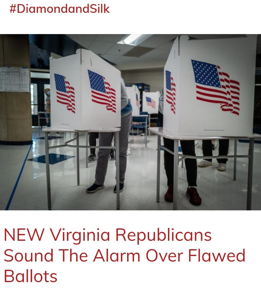 Fairfax GOP Chair Katie Gorka sent... - Diamond And Silk | Facebook