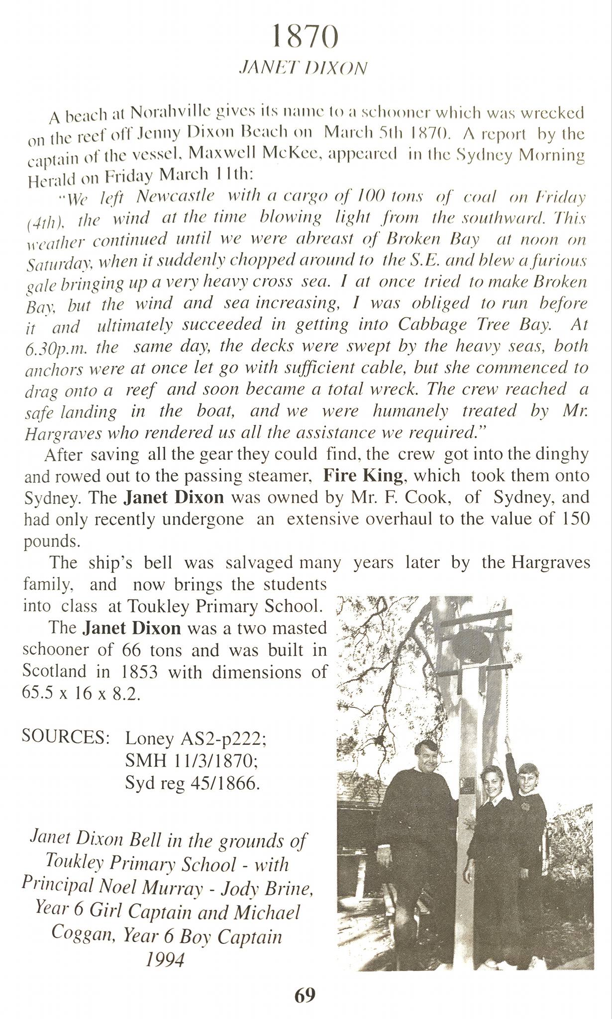 The old Toukley School bell was from... - NSW Central Coast | Facebook