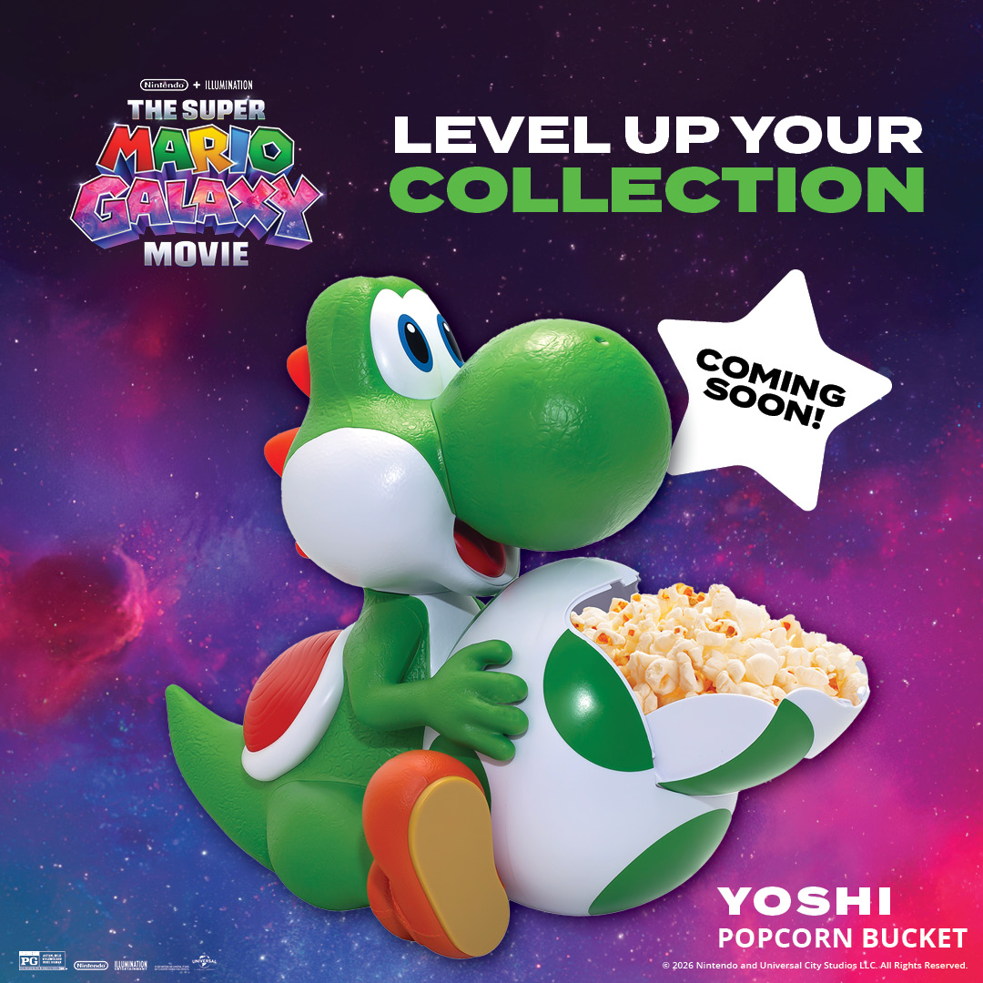 New item unlocked! 🍿 The collectible Yoshi popcorn bucket is