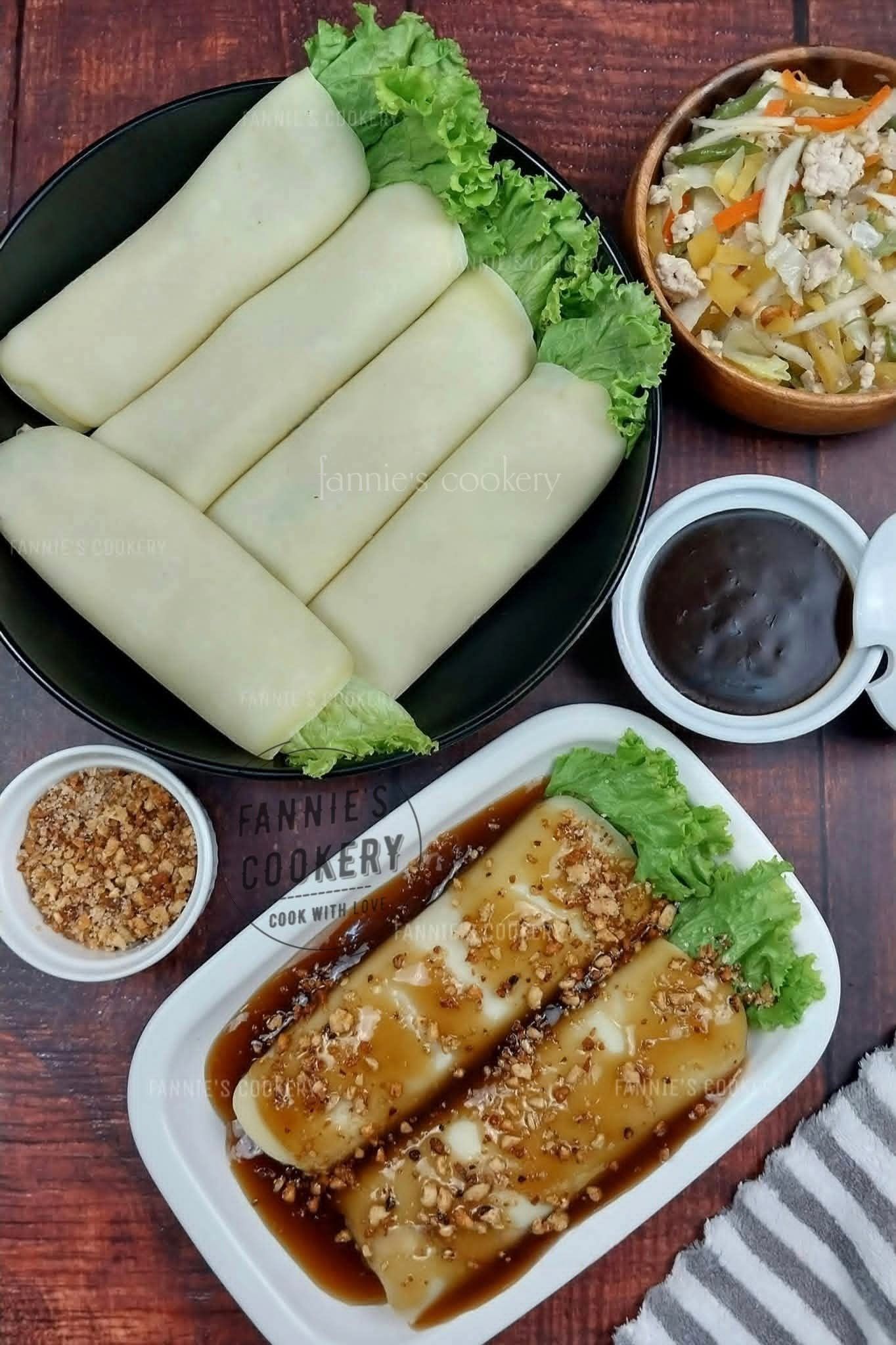 Fannie's - ️FRESH LUMPIA Wrapper, Filling and Sauce🥗 Ingredients ...