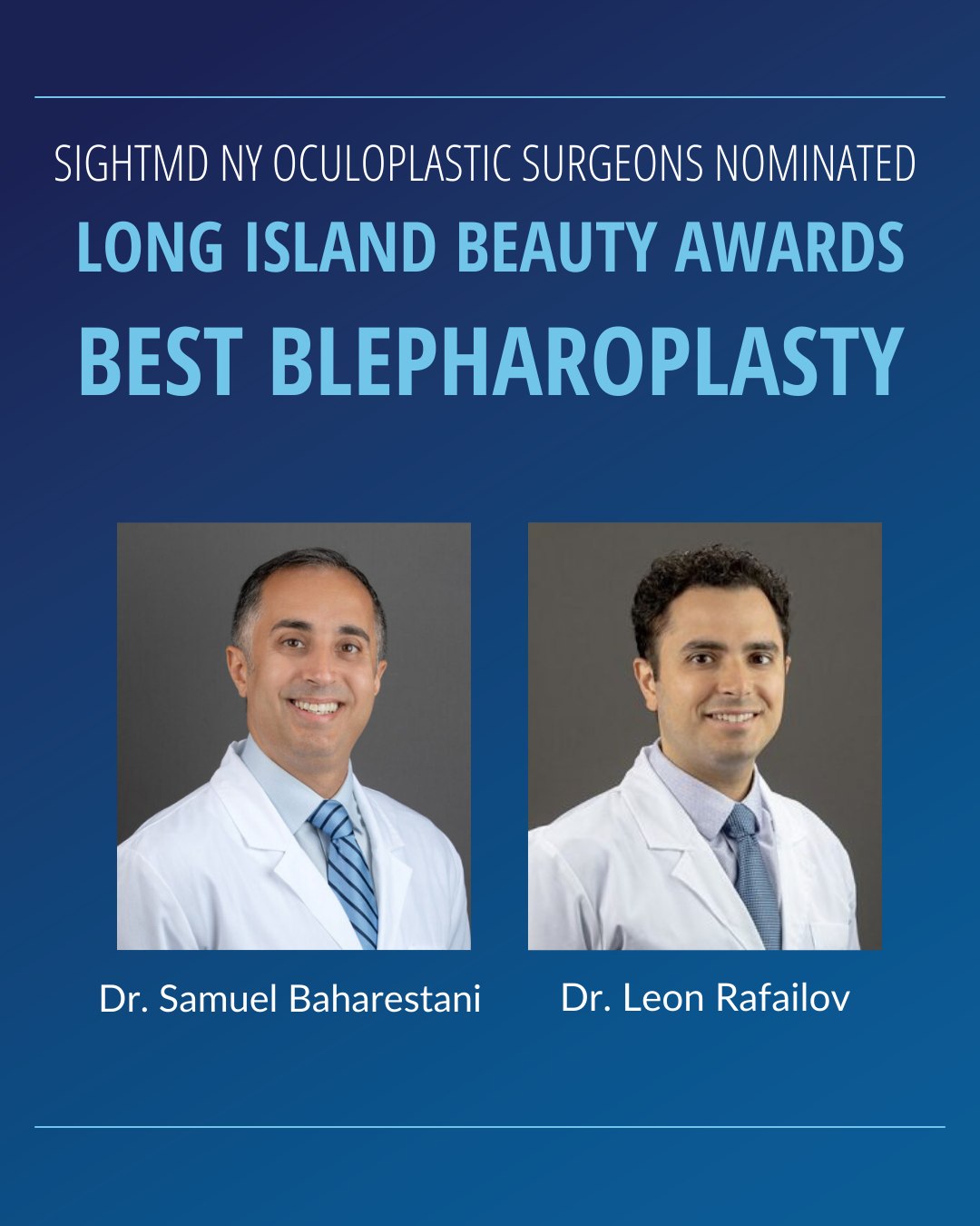 SightMD - Two of SightMD’s oculoplastic surgeons, Dr.... | Facebook