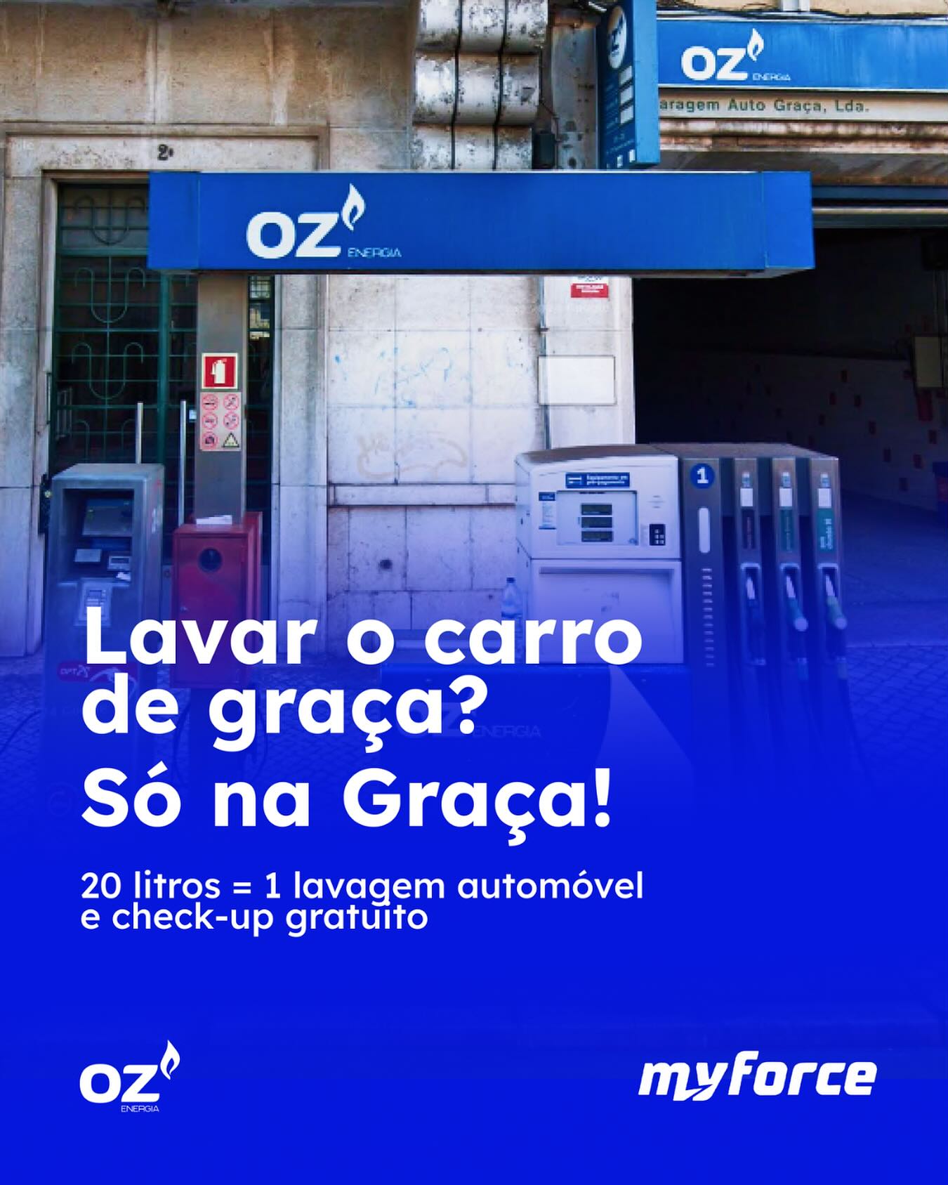 OZ - Com a Oz Energia... é limpinho! 🧽🫧 Em parceria com a Myforce, a ...