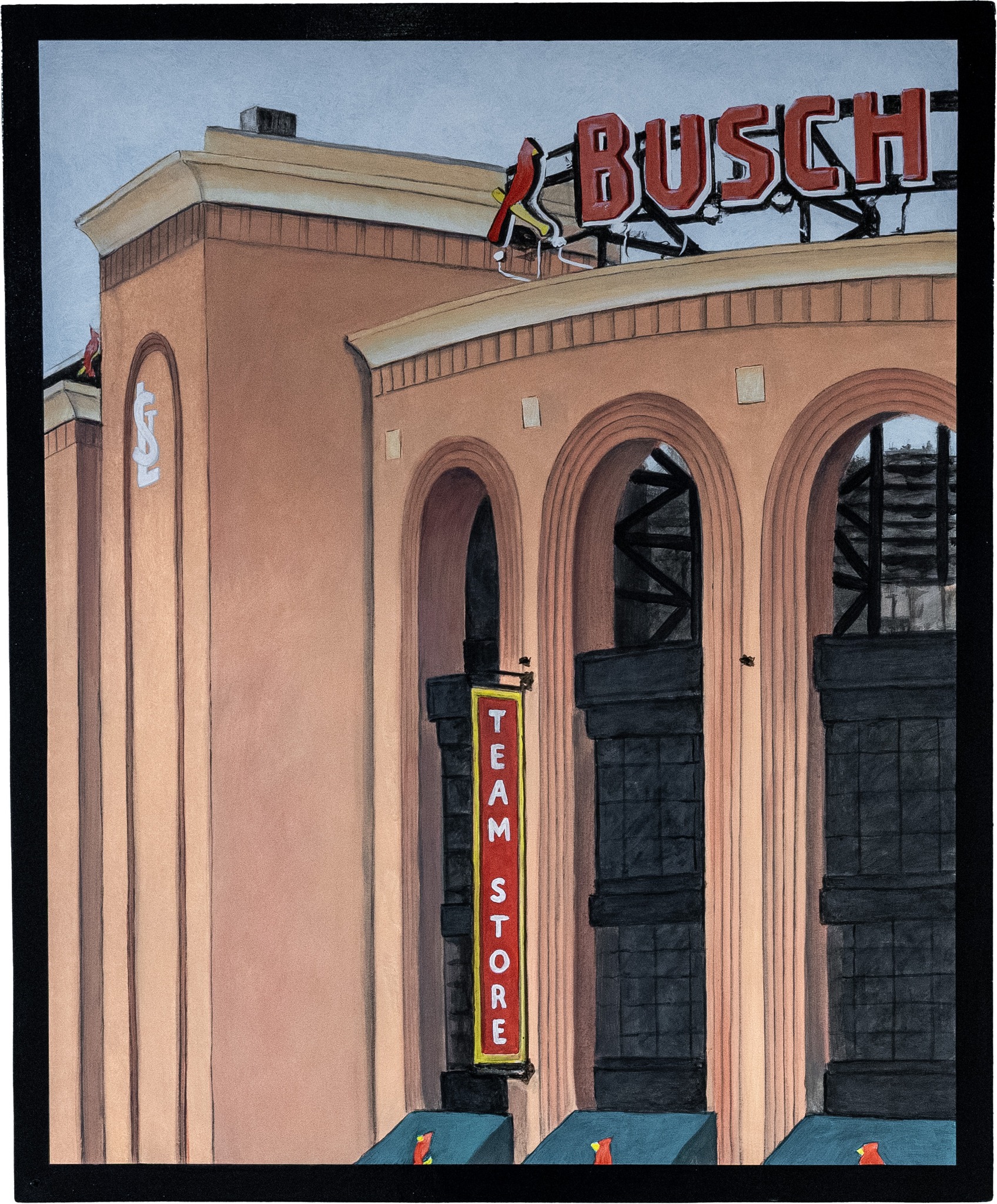 Step into St. Louis baseball history. ⚾ The Gateway Corridor of