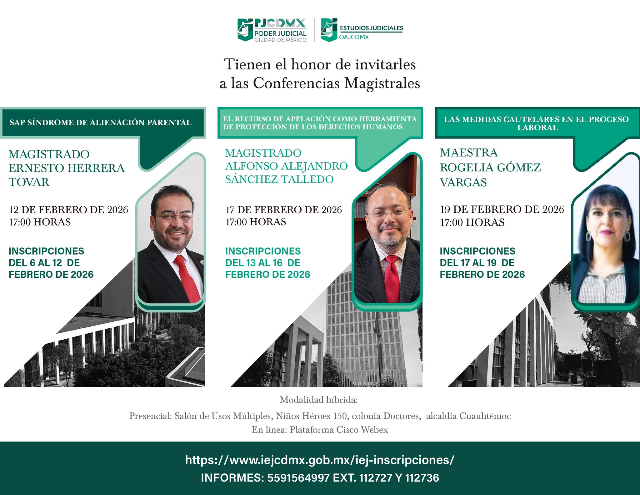 Poder - ⚖️ El #PJCDMX te invita a participar en las Conferencias ...