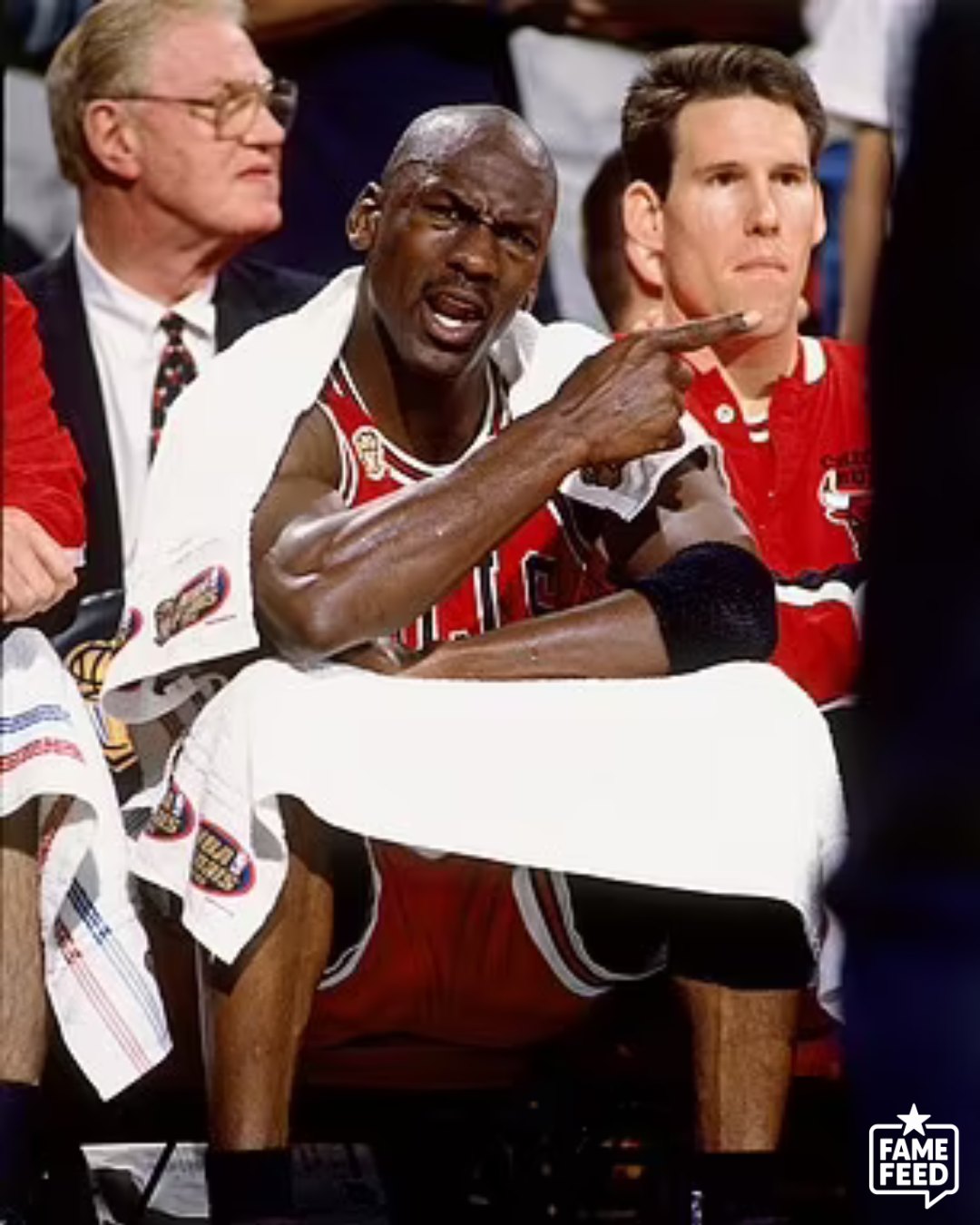 Famefeed - Michael Jordan was sweating, pale, barely... | Facebook