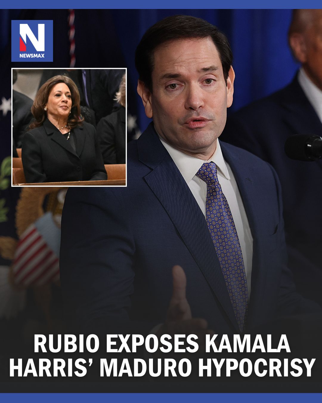 NEWSMAX - RUBIO BLASTS KAMALA: After former VP Kamala... | Facebook