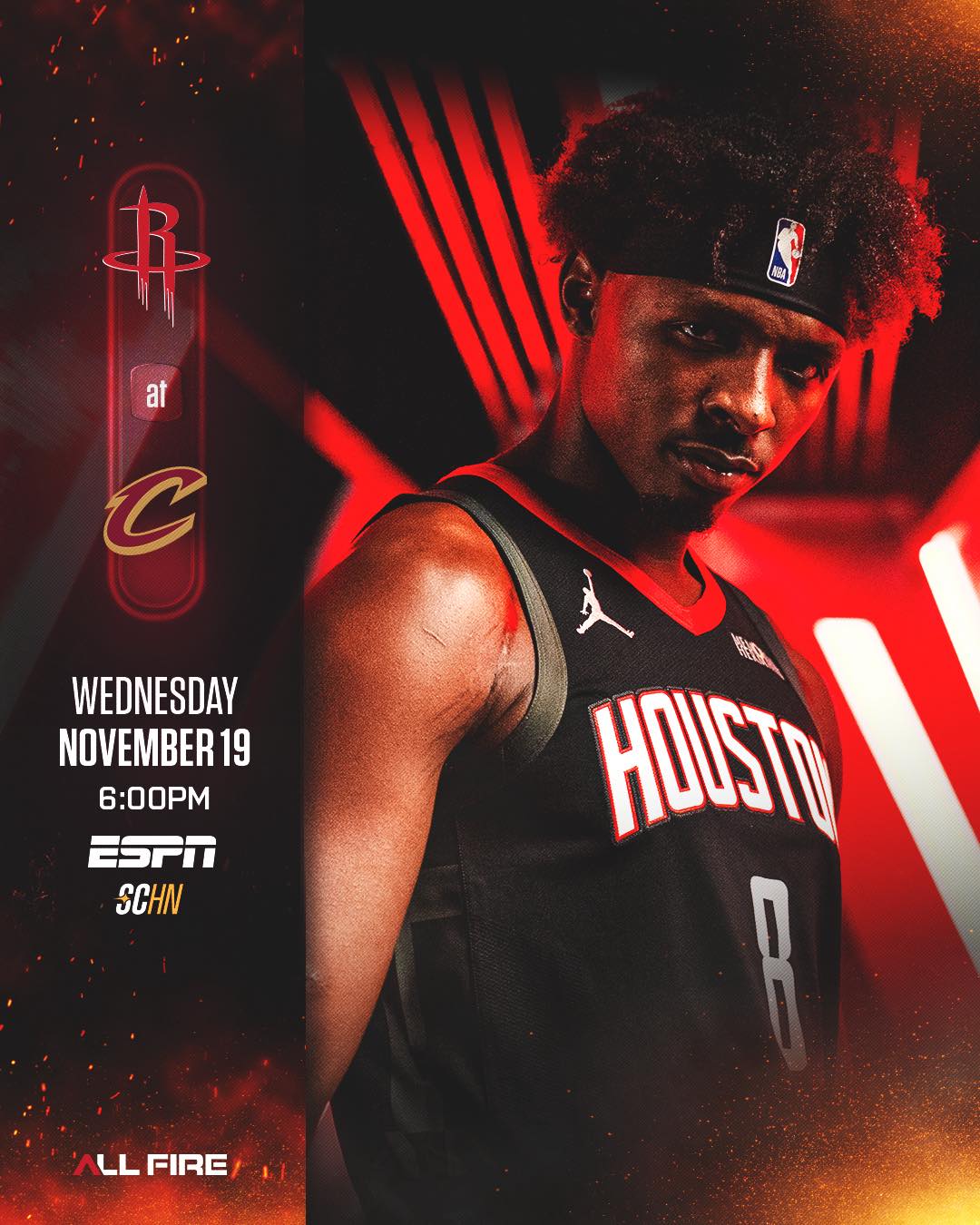 Houston - Rockets vs Cavs 👏 ⏰ 6:00pm Tip-Off 📺 Space City Home Network ...