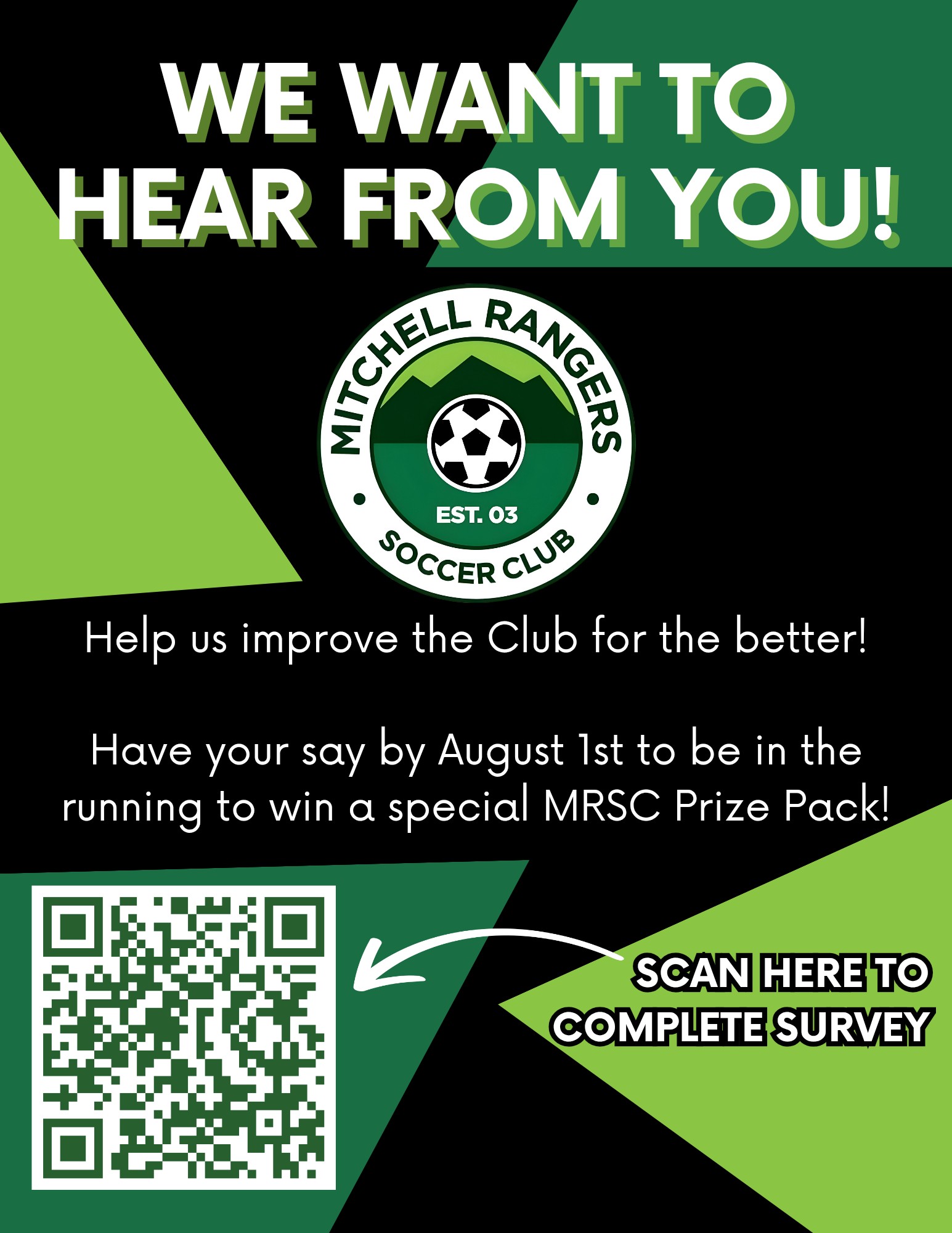 🚨 Mitchell Rangers Feedback... - Mitchell Rangers Soccer Club | Facebook
