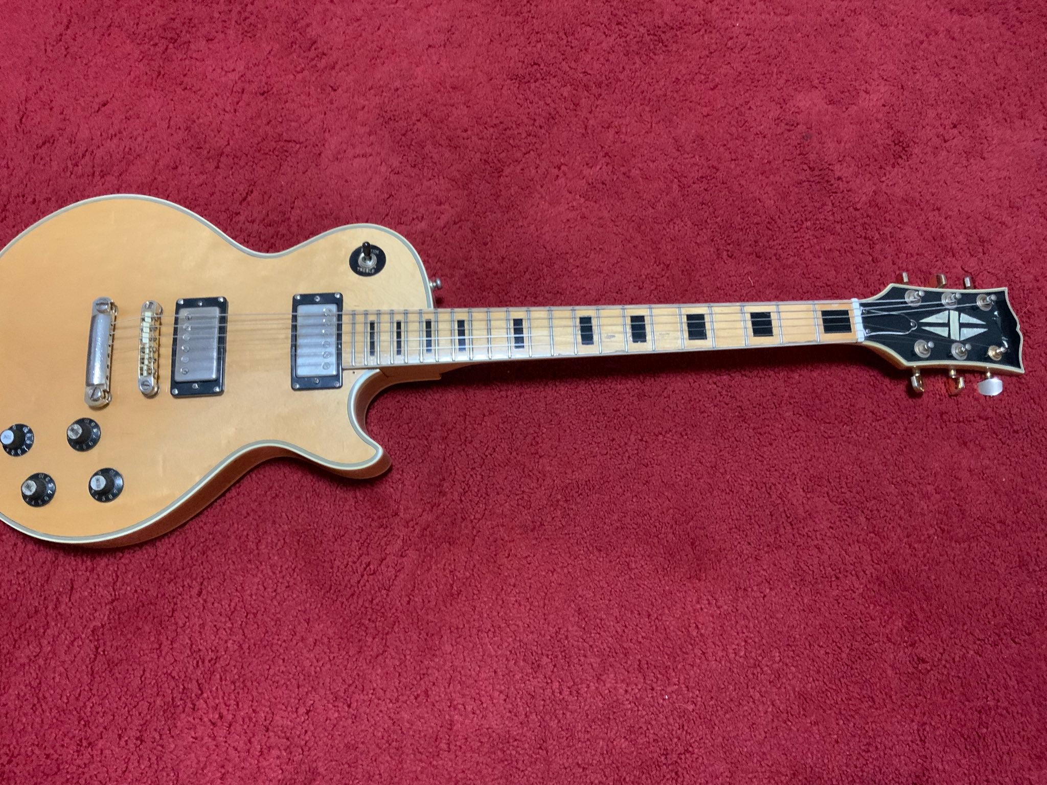 Sold). 1970s Avon Rose Morris, Les Paul copy, made in Japan. Model