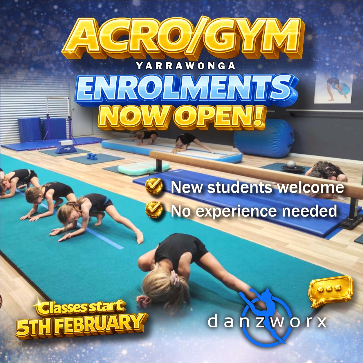 ACRO / GYM – YARRAWONGA ... - Danzworx - Dance Works | Facebook