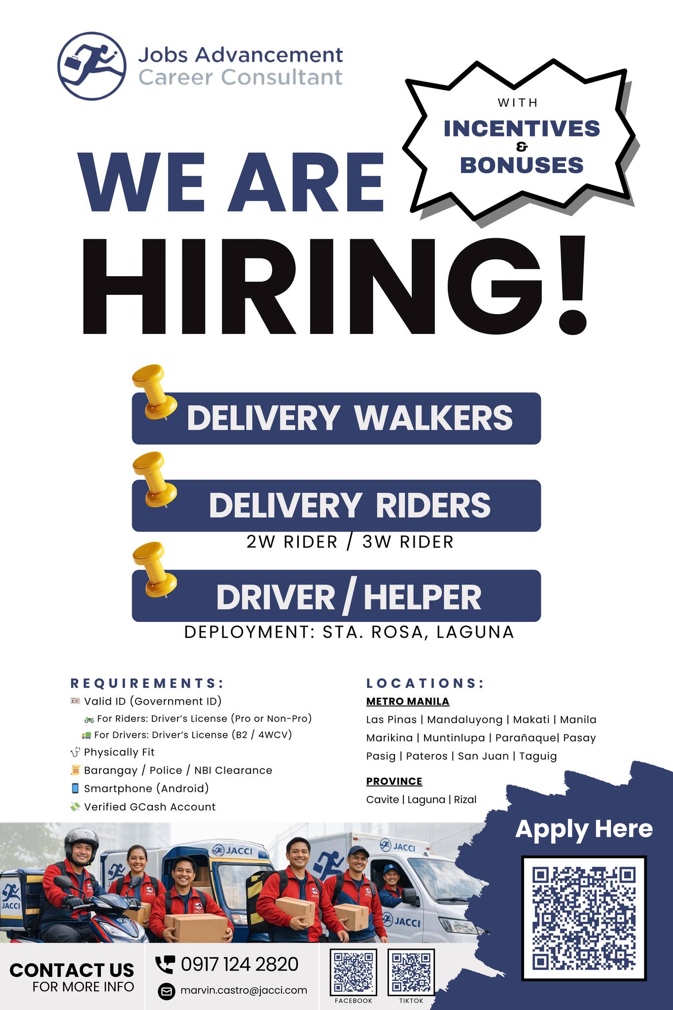 Delivery Rider / Messenger - Job Hiring | 🚨 **WE ARE HIRING | Facebook