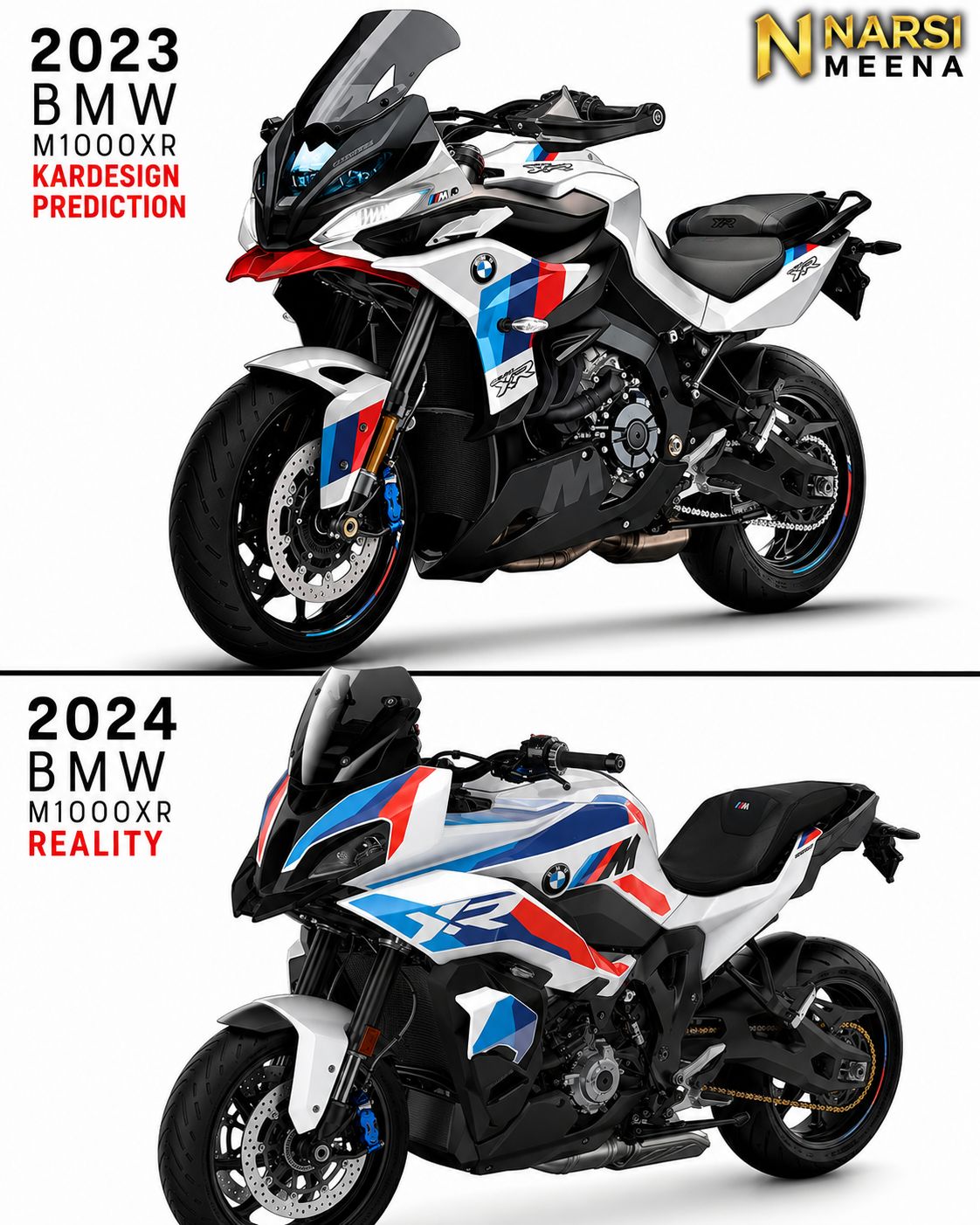 Here's your official look at the new 2023 BMW M1000RR competition