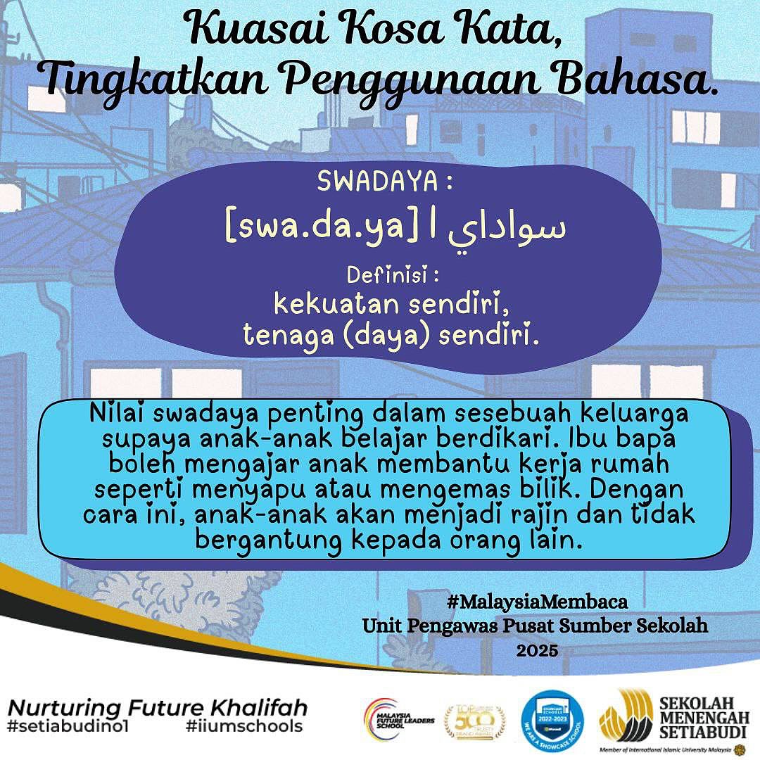 Sekolah - Program NILAM - Kuasai Kosa Kata, Tingkatkan Penggunaan ...