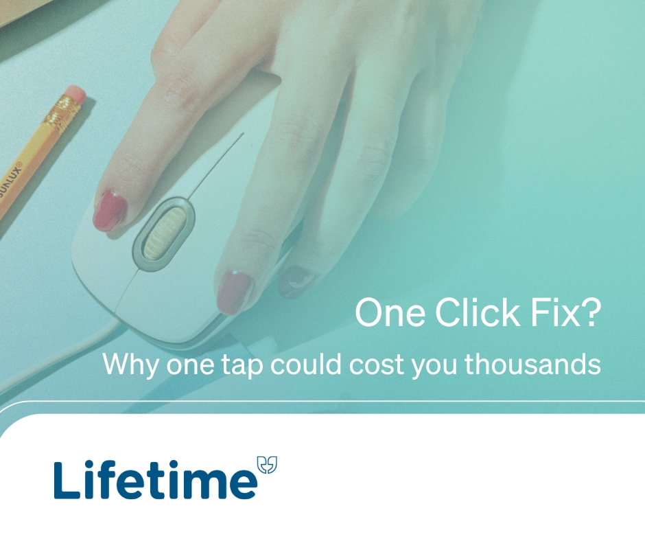 One click could close the... - Lifetime - Advice For Life | Facebook