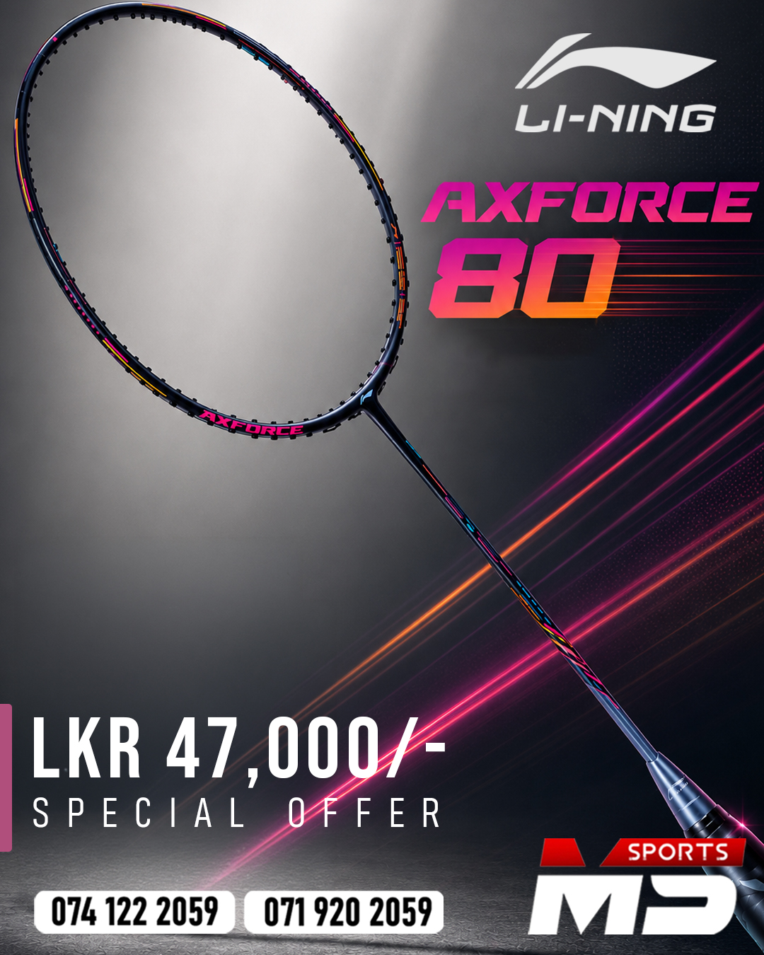 🏸🔥 LI-NING AXFORCE 80 – SPECIAL OFFER 🔥🏸 Unleash explosive