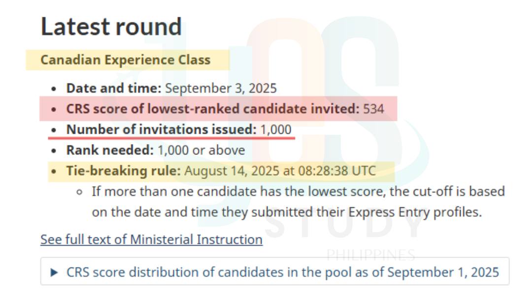 Yes - 📢 Latest Express Entry Draw – Canadian Experience Class (CEC) 🗓 ...