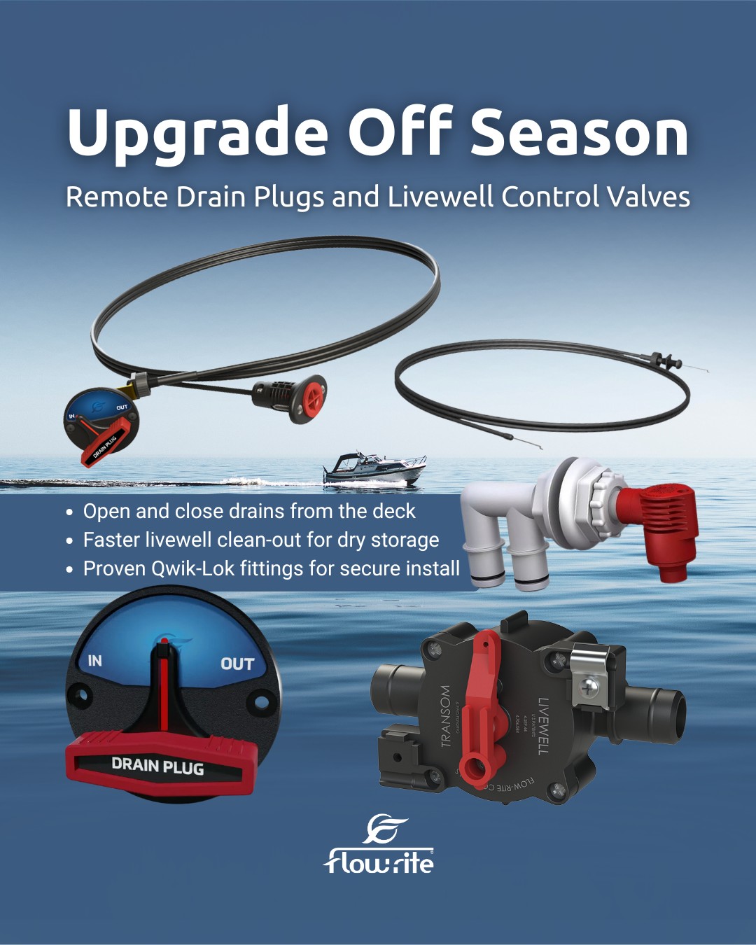 The Remote drain plug and livewell... - Flow-Rite Controls | Facebook