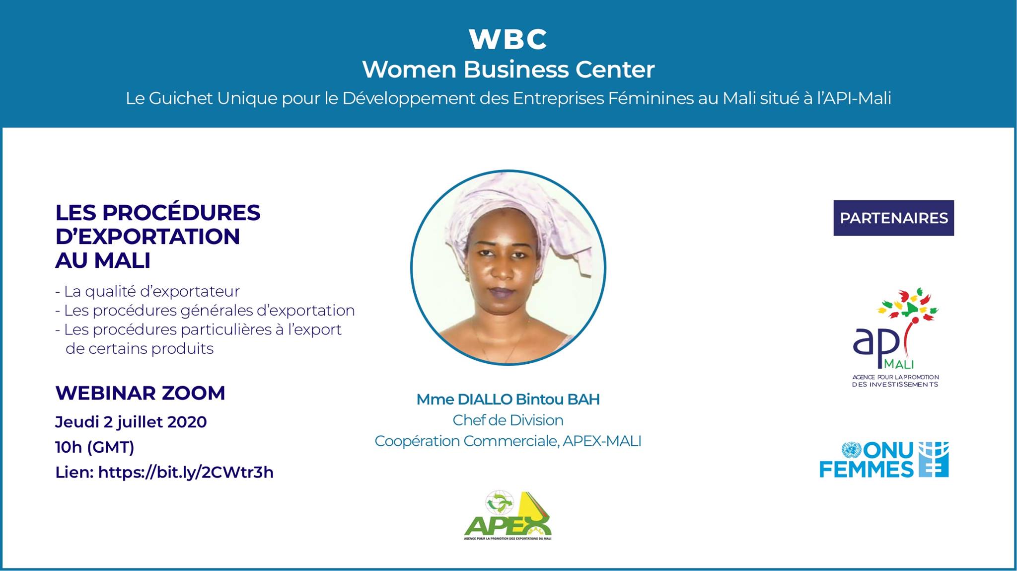 API Mali - Le Women Business Center, une initiative... | Facebook