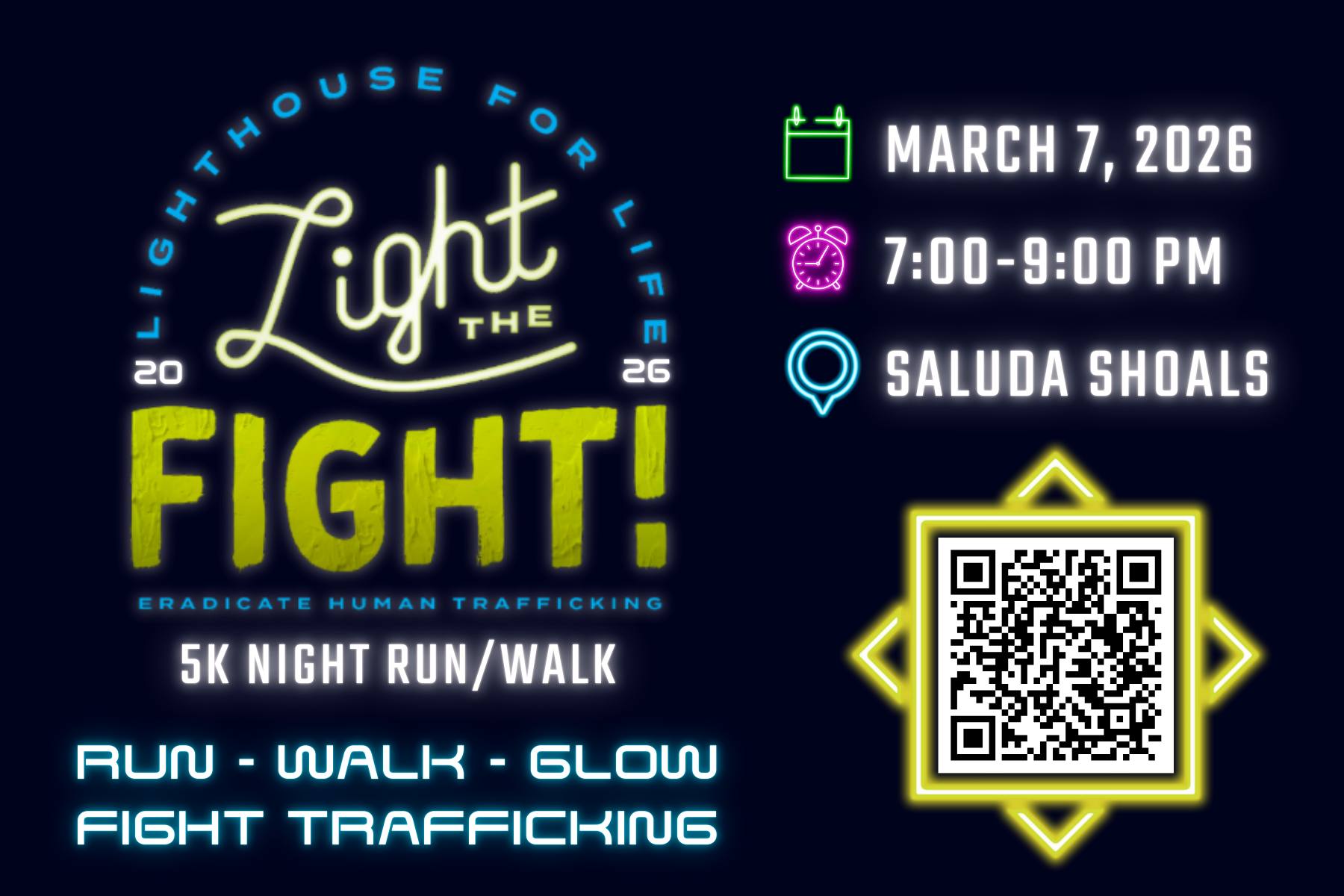 Lighthouse - 💙 LIGHT THE FIGHT – 5K GLOW RUN/WALK!💙 Join us for an ...