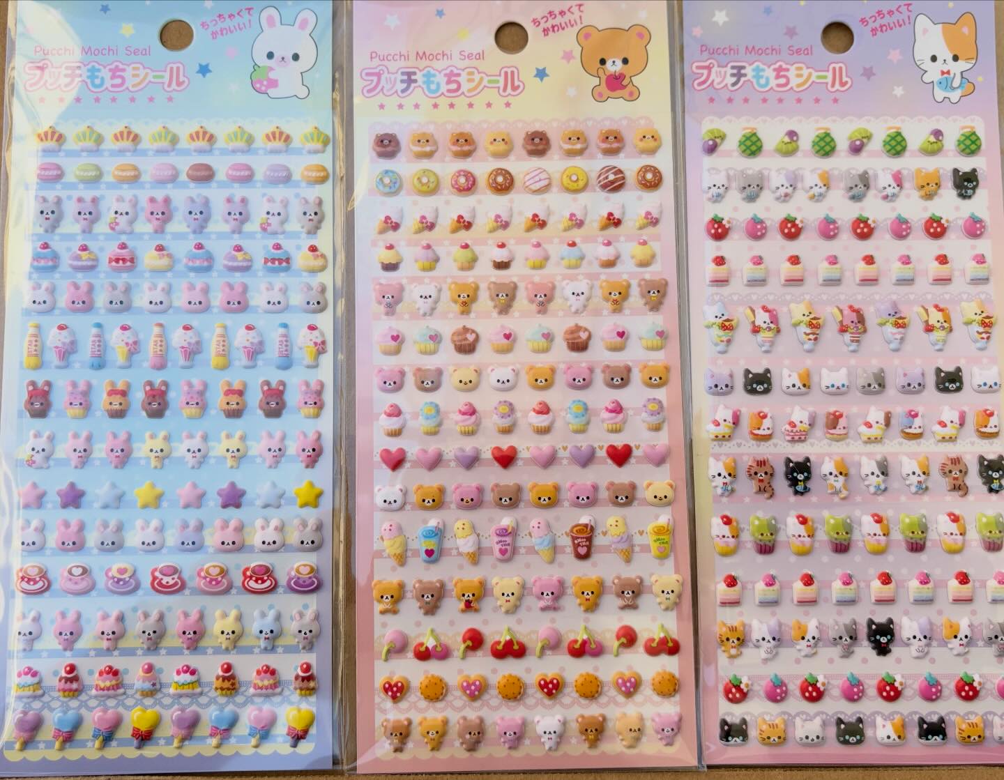 大人気💫プッチもちシール ⁡ 大人気の立体シールが入荷
