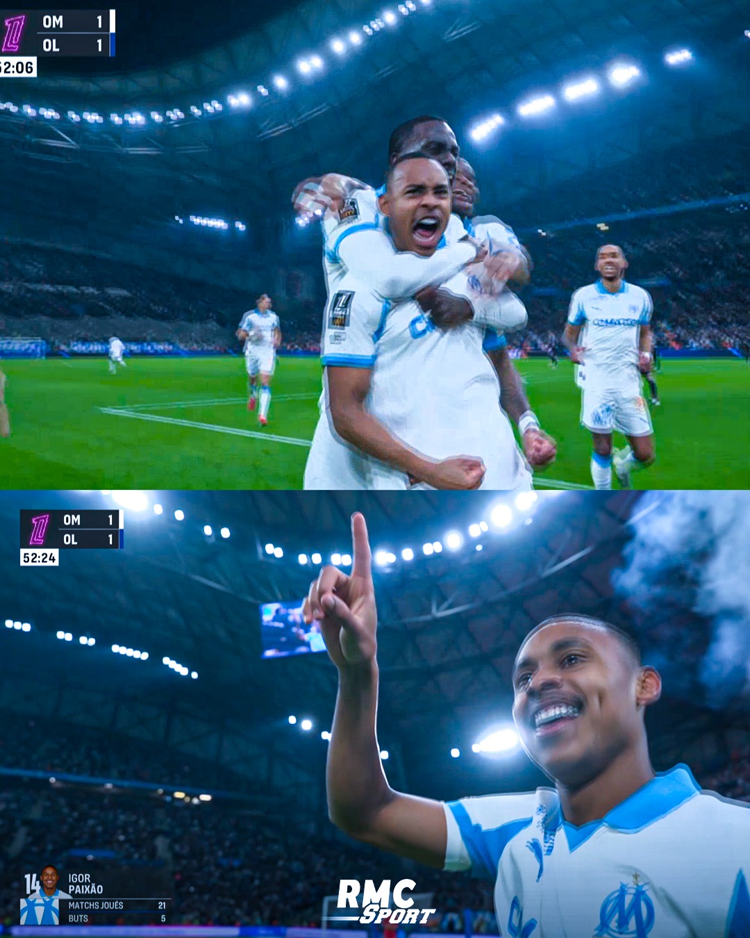 RMC Sport - 🔥⚪🔵 L'OL, qui pensait avoir fait le break, se... | Facebook