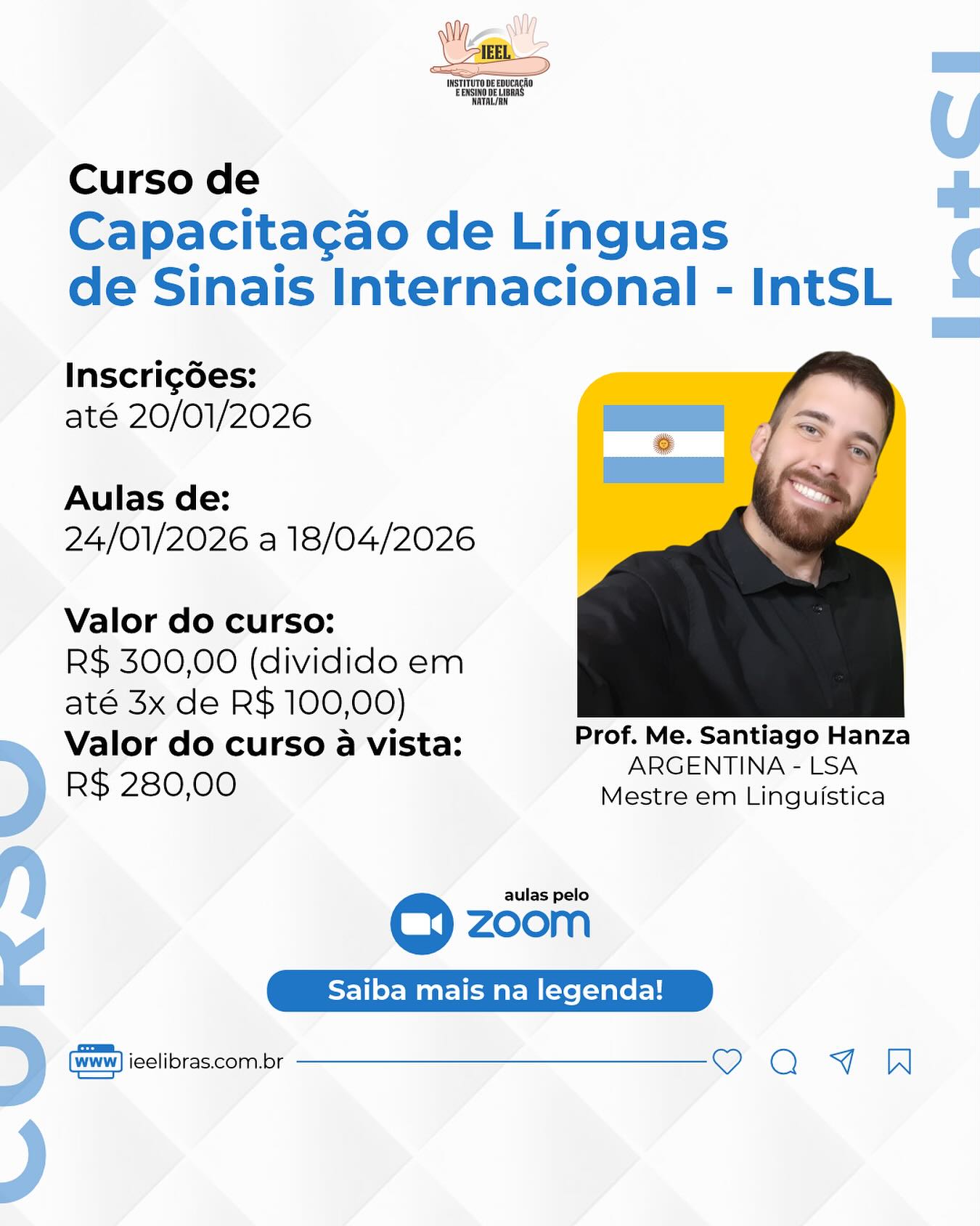 IEEL - 🤟🏼 Quer ampliar seus conhecimentos em Libras e mergulhar nas ...