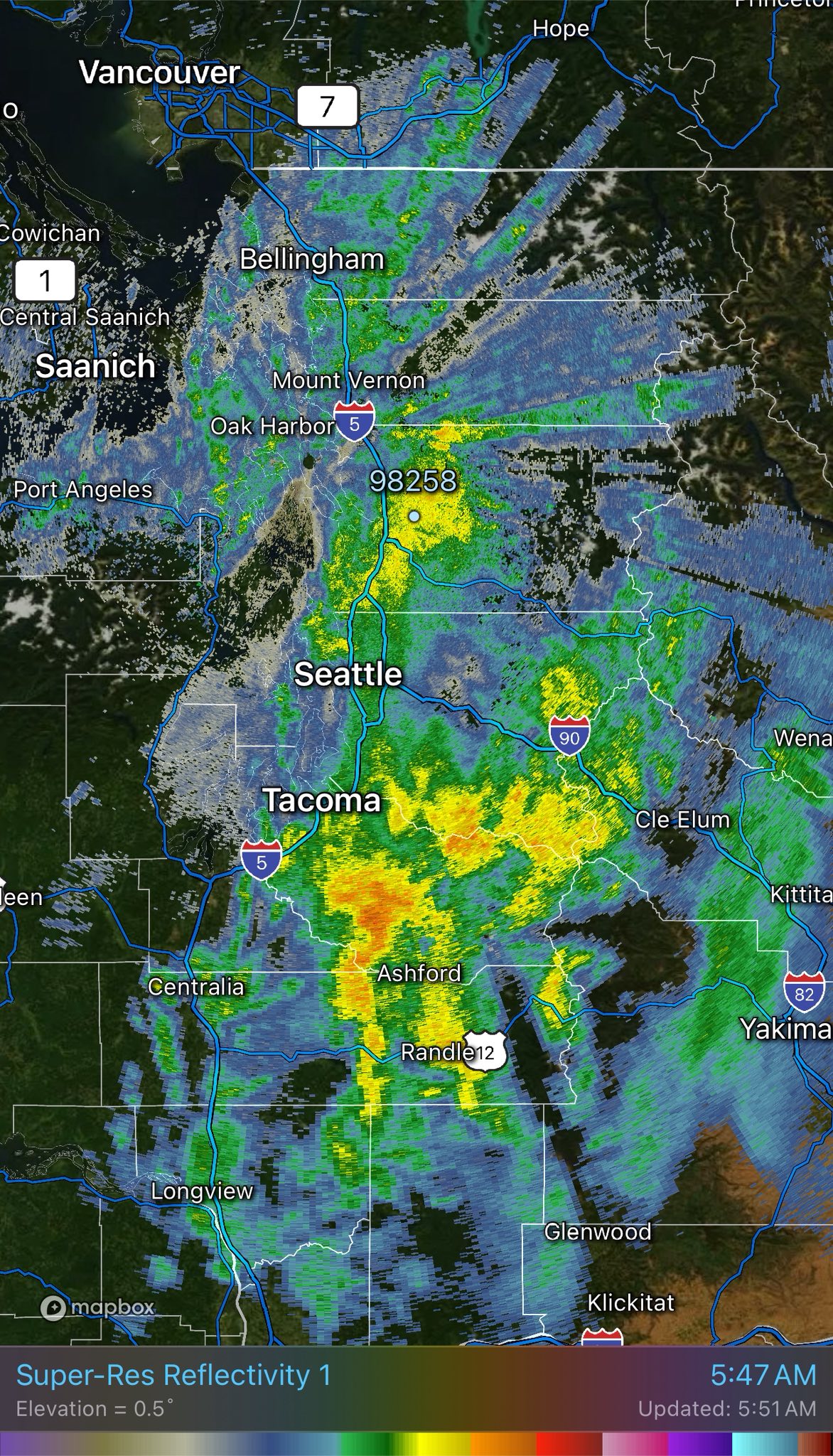 😍 Beautiful rain! The cold... - Washington Weather Chasers | Facebook