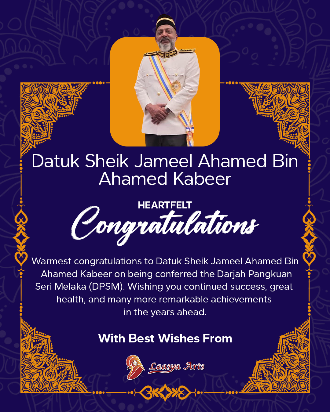🌟 Heartfelt Congratulations 🌟 We... - Laasya Arts Academy | Facebook