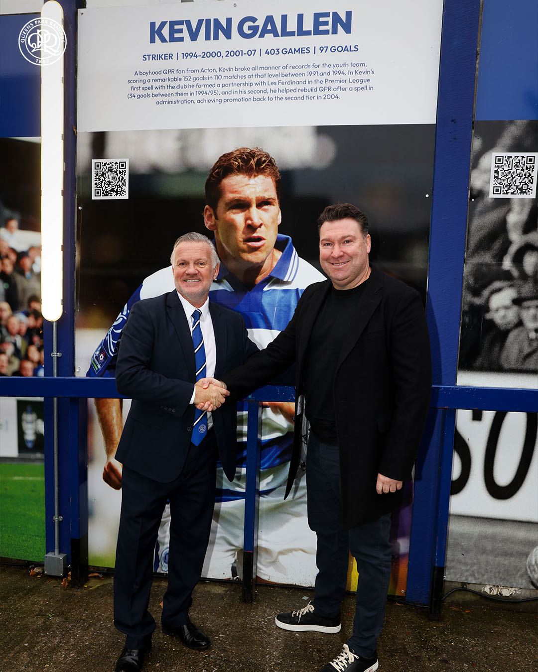 QPR FC - Kevin Gallen 🤝 Legends of the Loft | Facebook