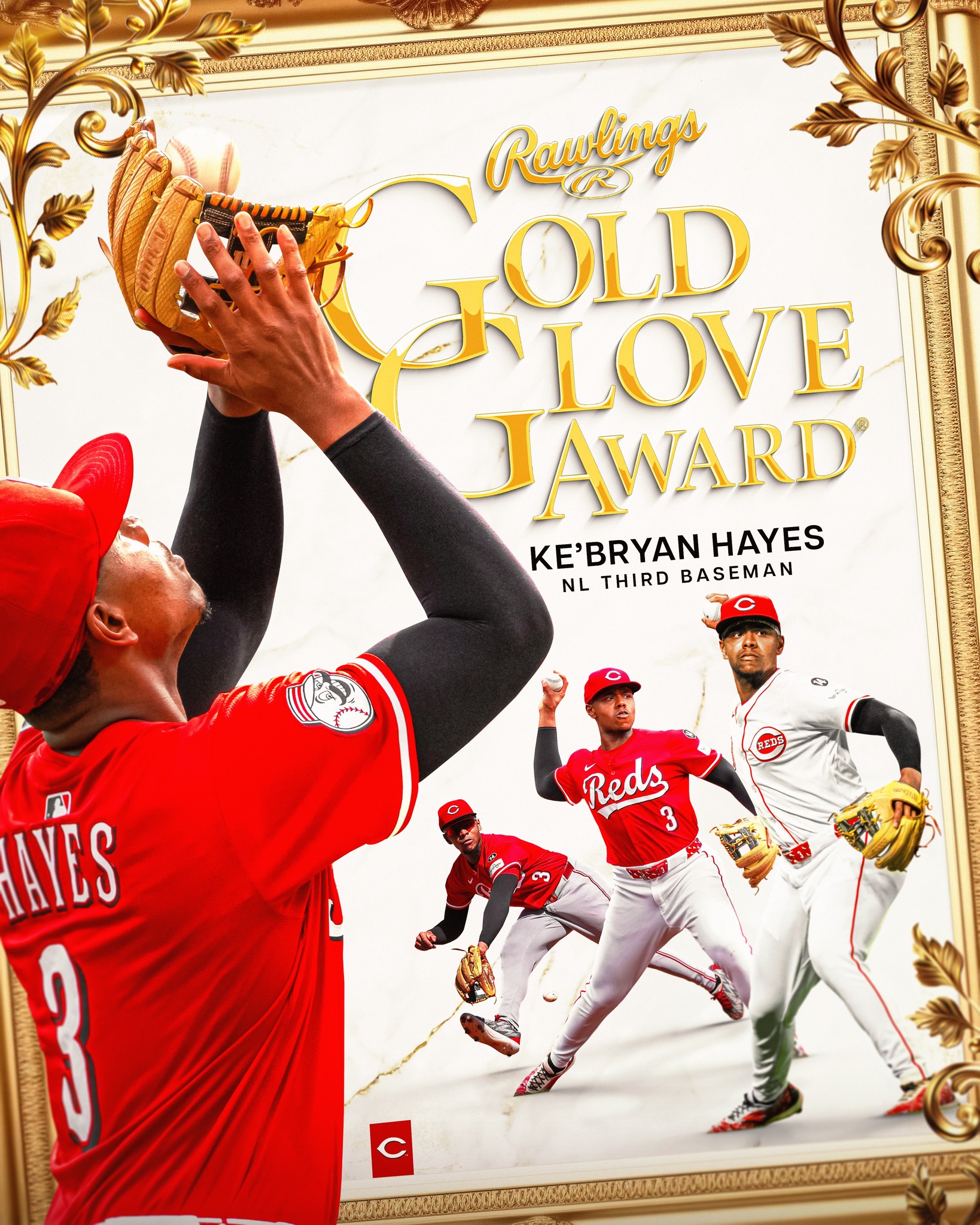Another Gold Glove for the mantle, congrats Ke!