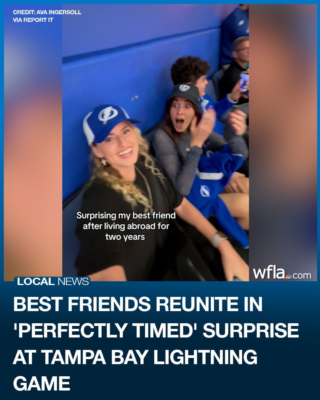 WFLA - SWEET REUNION: A woman living abroad for the past two years ...