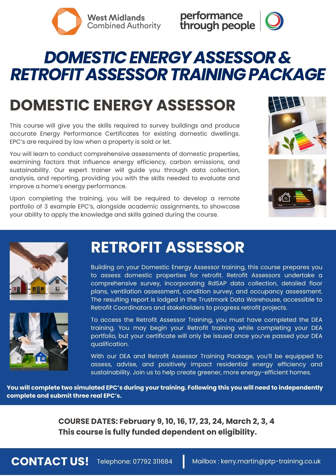 PTP - 🌱 Fully Funded Domestic Energy Assessor & Retrofit Training! We’re excited to offer a ...