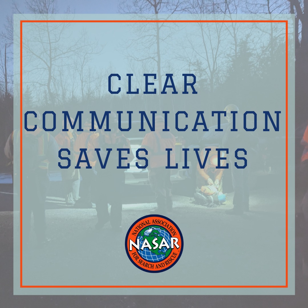 National - In search and rescue, every message matters. From the first ...