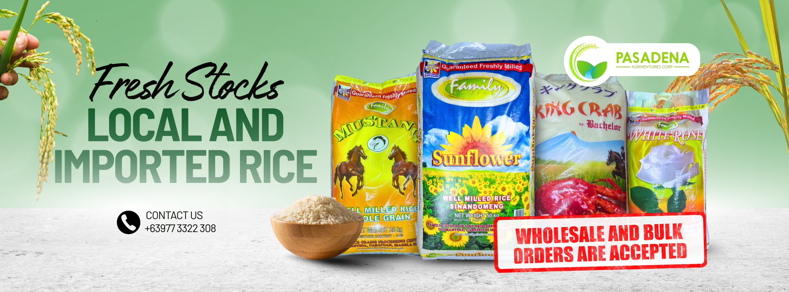 Pasadena Rice Supply | San Juan