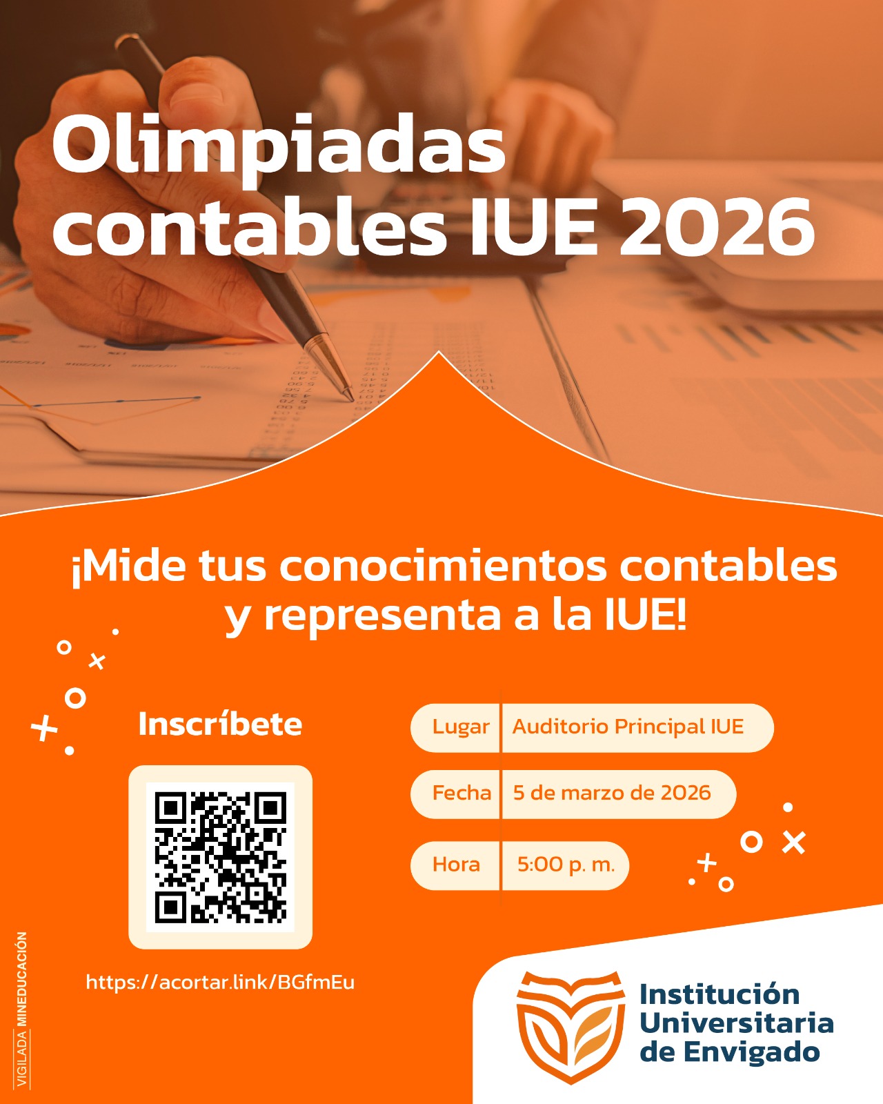 IUE - 📊 ¡Es momento de demostrar lo que sabes! Olimpiadas Contables IUE ...