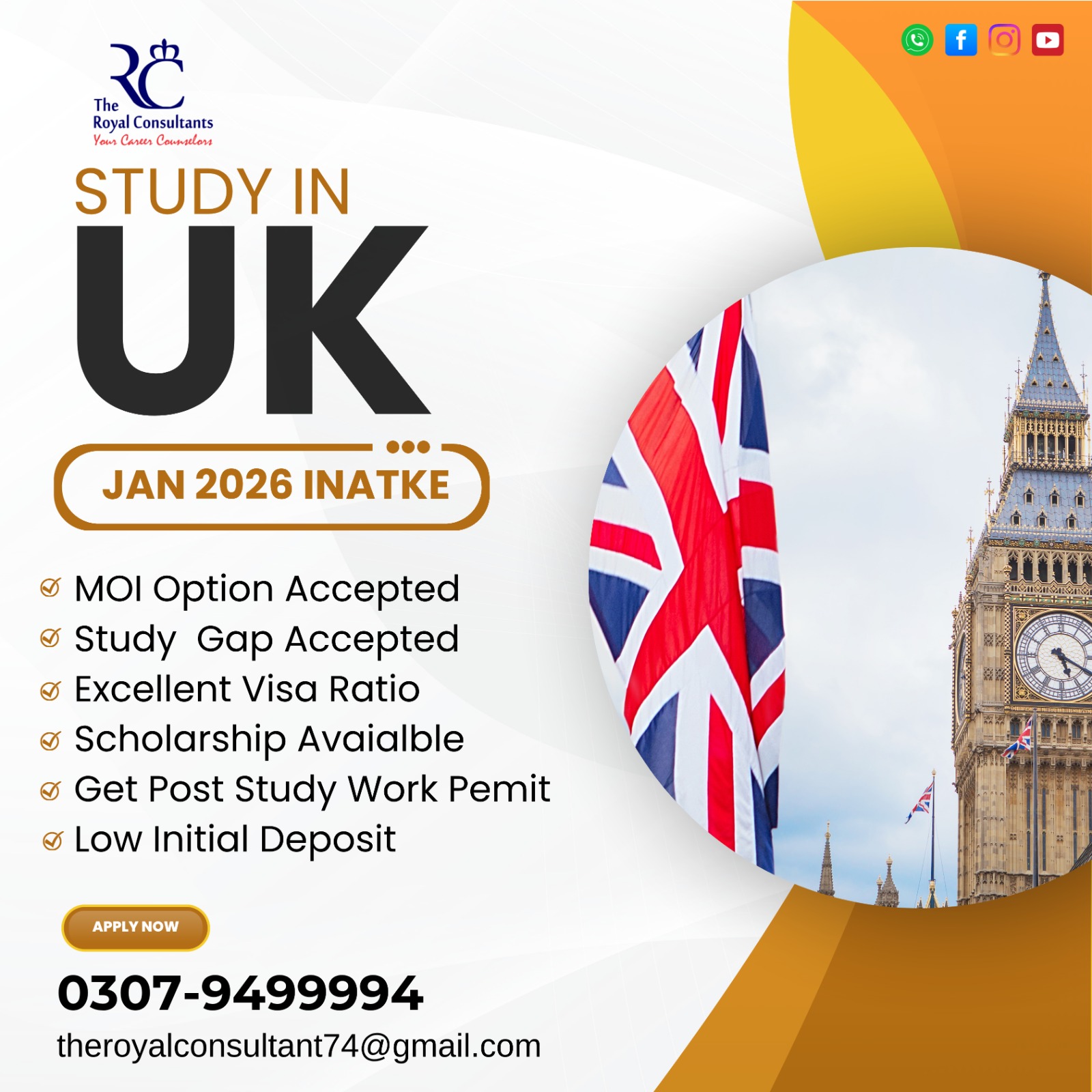 The Royal - Study in the UK – January 2026 Intake Now Open! 🎓 Your ...