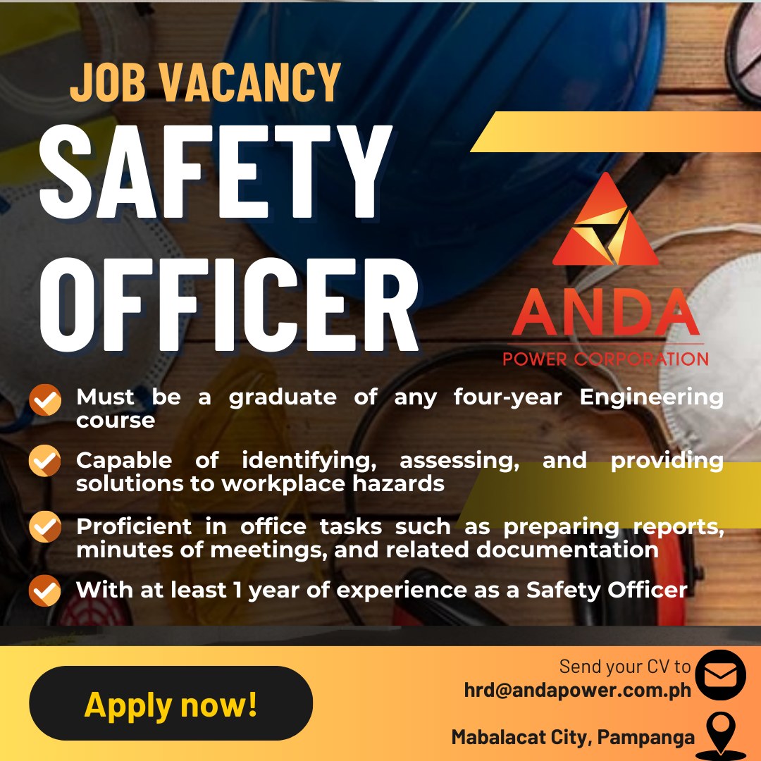 Anda Power Corporation Careers | Mabalacat