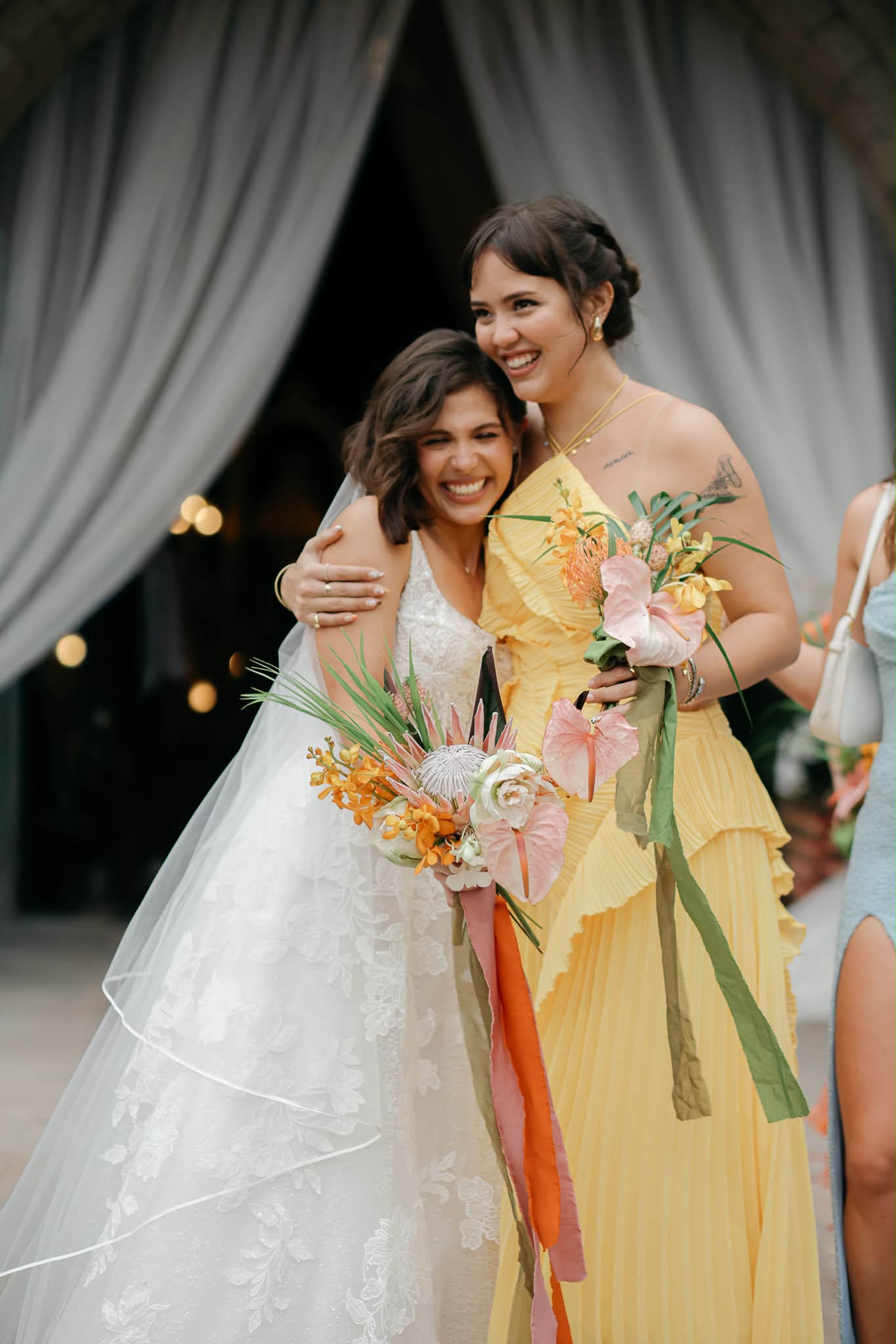 Boracay wedding celebration with bride Michelle and her squad
