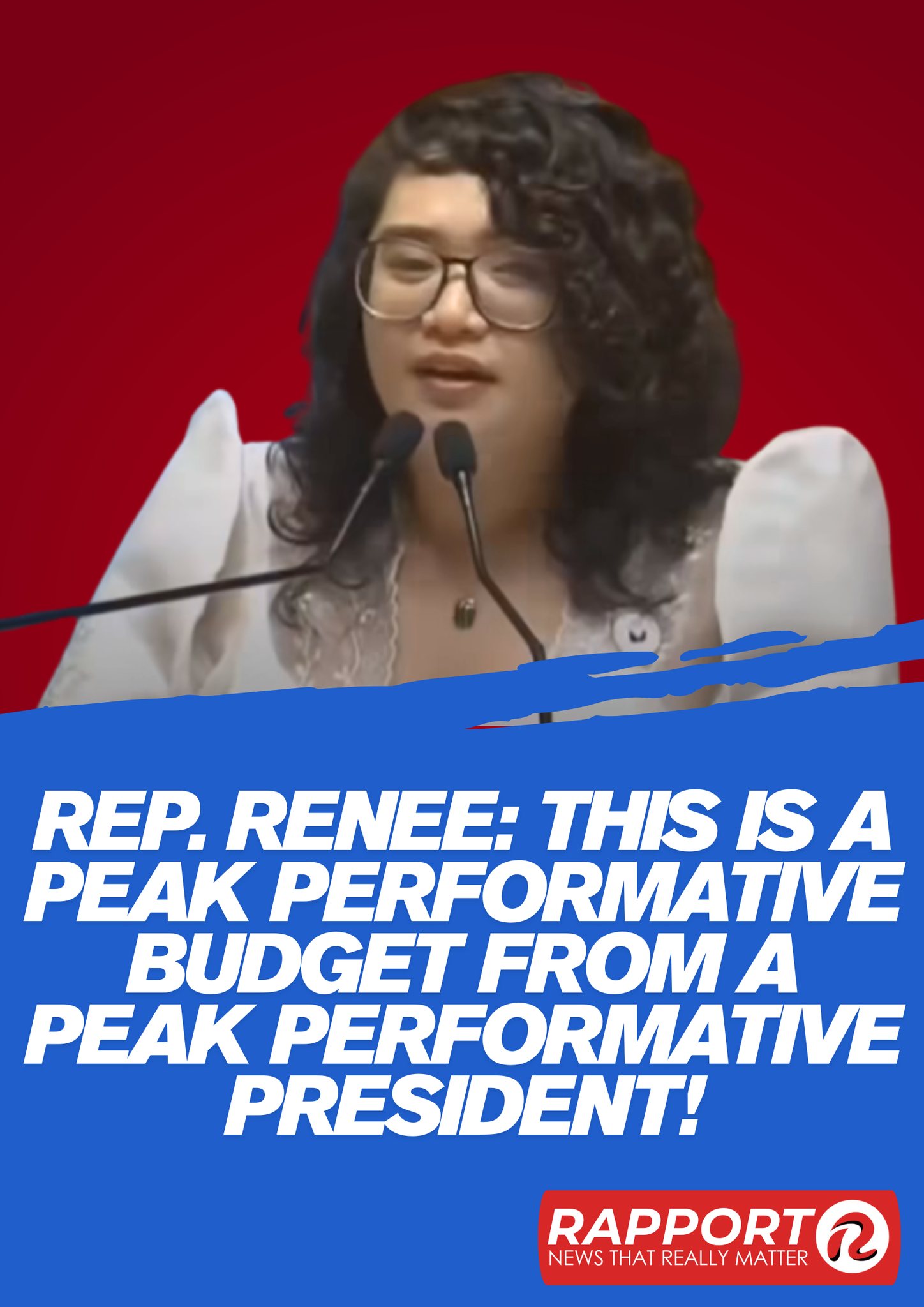 Rapport - Kabataan Rep. Renee Co bumoto ng “NO” sa 2026 National Budget ...