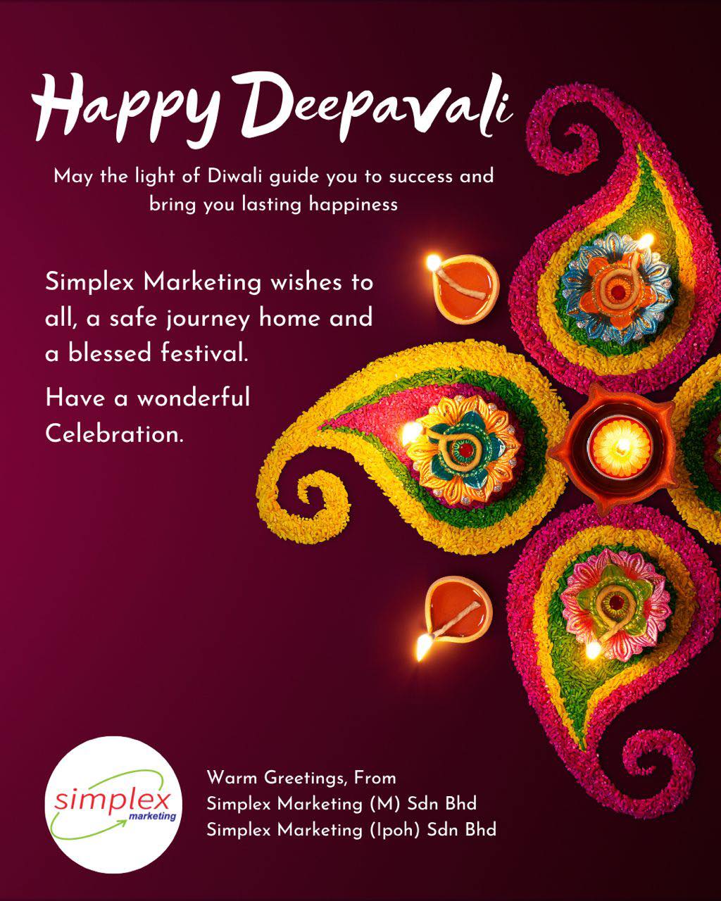 Simplex - Happy Deepavali from Simplex Marketing As the Festival of ...