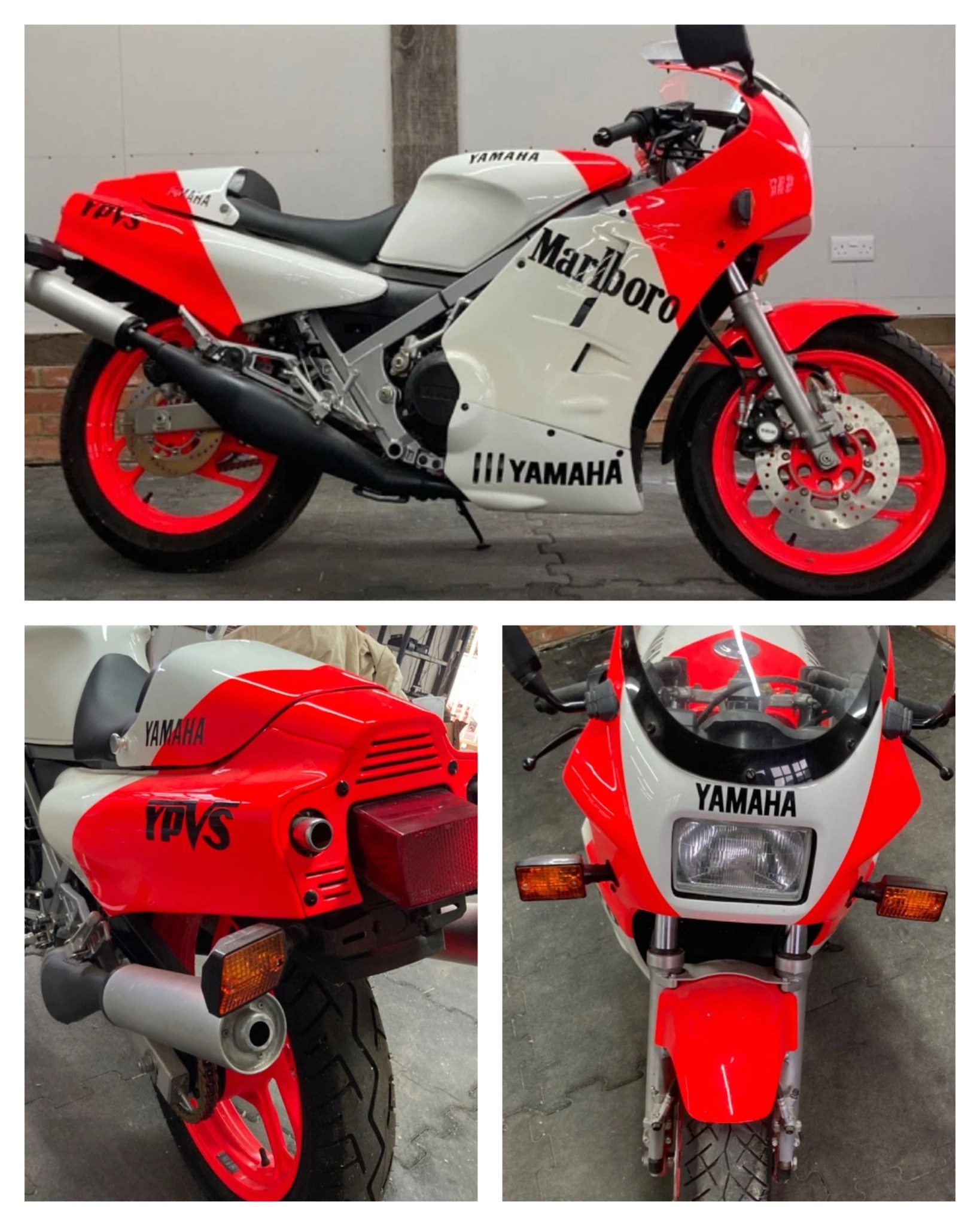 Ad: Yamaha RD500 V4 YPVS in those iconic Marlboro colours On eBay