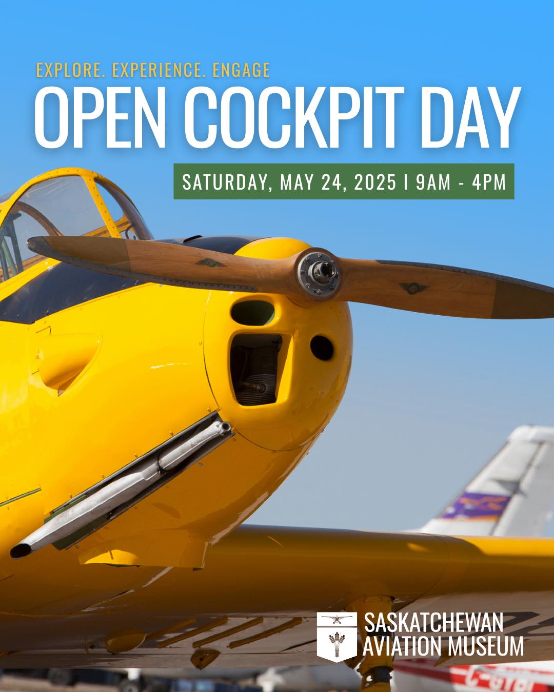 ️ Open Cockpit Day – May... - Saskatchewan Aviation Museum | Facebook