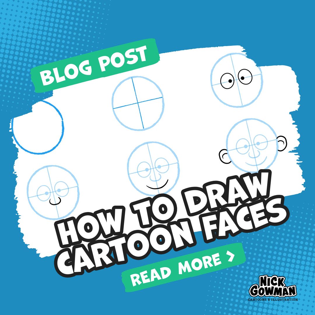 Nick - ️ Following on from yesterday's post about drawing basic cartoon ...