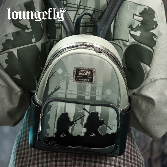 endor mini backpack Danielle Nicole X Star Wars Ewok - Fashion Cosplay Disneybound Cute Bags, Multicolor Star Wars Ewok in Foliage Mini New Endor Collection Arrives to