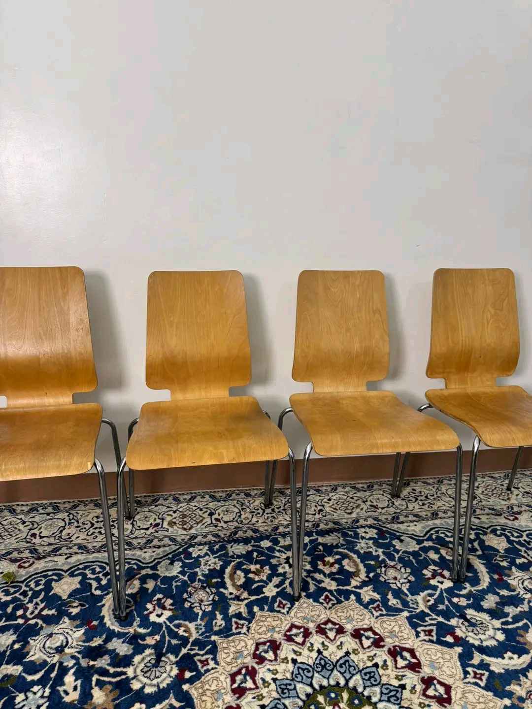 Available - Set of 4 Vintage Ikea Gilbert Chairs Circa 1999 No